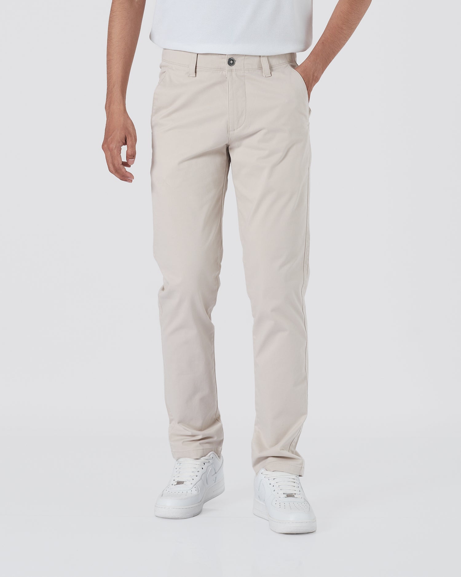 UA Light Cream Men Straight Fit Pants 28.90