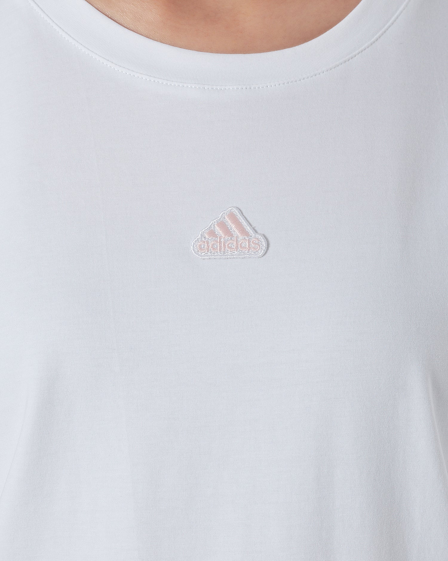 ADI Logo Embroidered Lady White T-Shirt 13.90