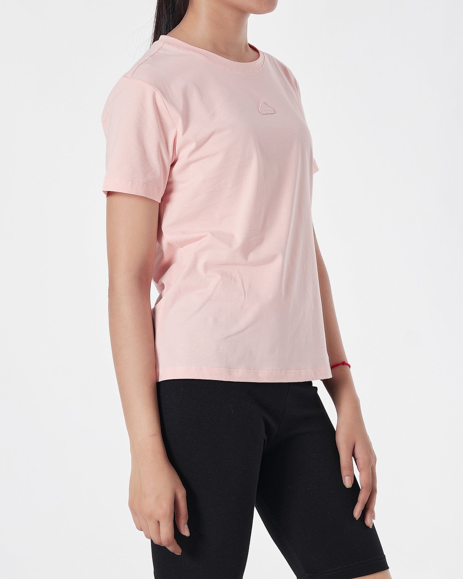 ADI Logo Embroidered Lady Pink T-Shirt 13.90