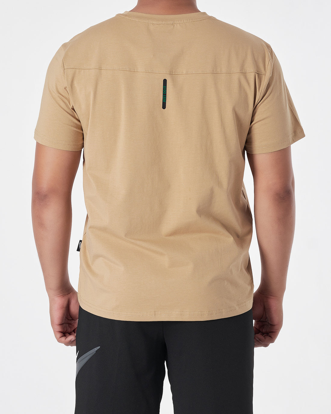 NIK Swooh  Shoulder Printed Men Cream T-Shirt 13.50