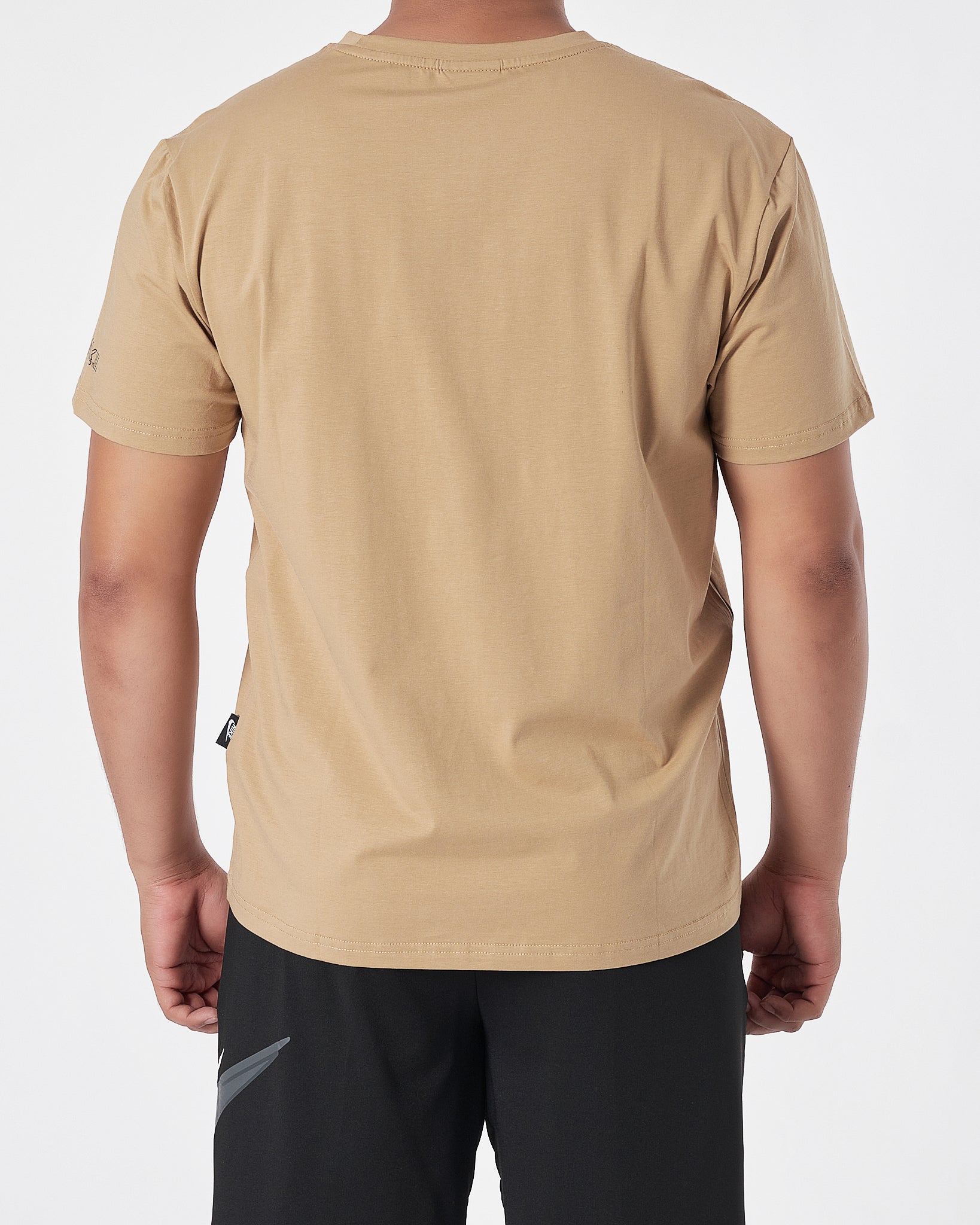 NIK Just Do It Logo Ptinted Men Cream T-Shirt 13.90