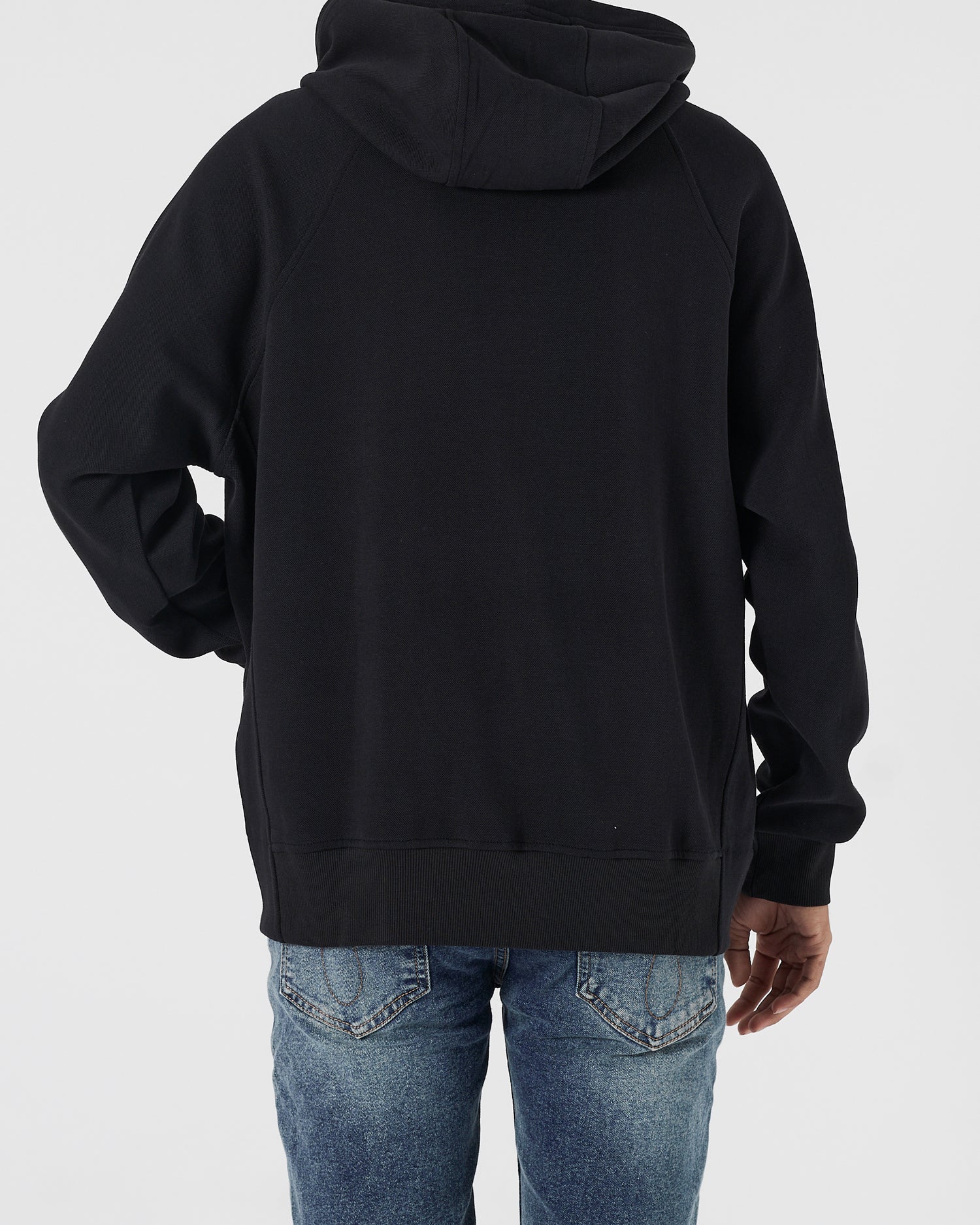 RL Plain Color Men Black Zipped Hoodie 28.90