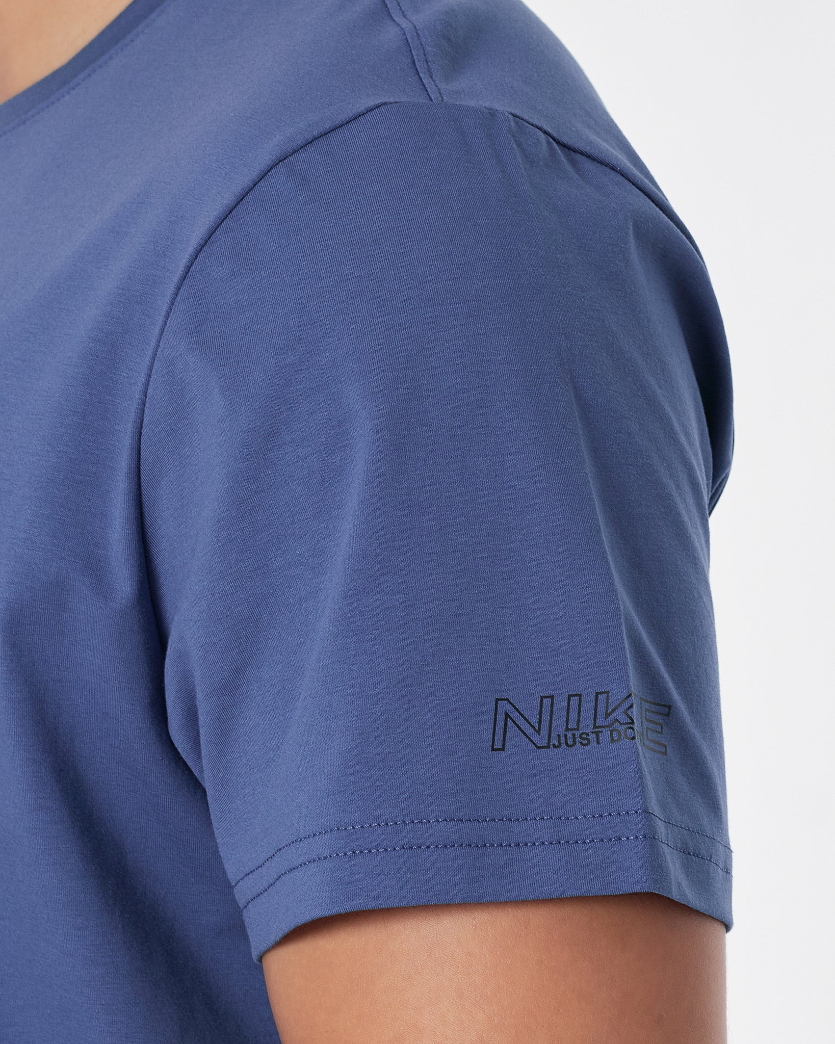 NIK Just Do It Logo Ptinted Men Blue T-Shirt 13.90