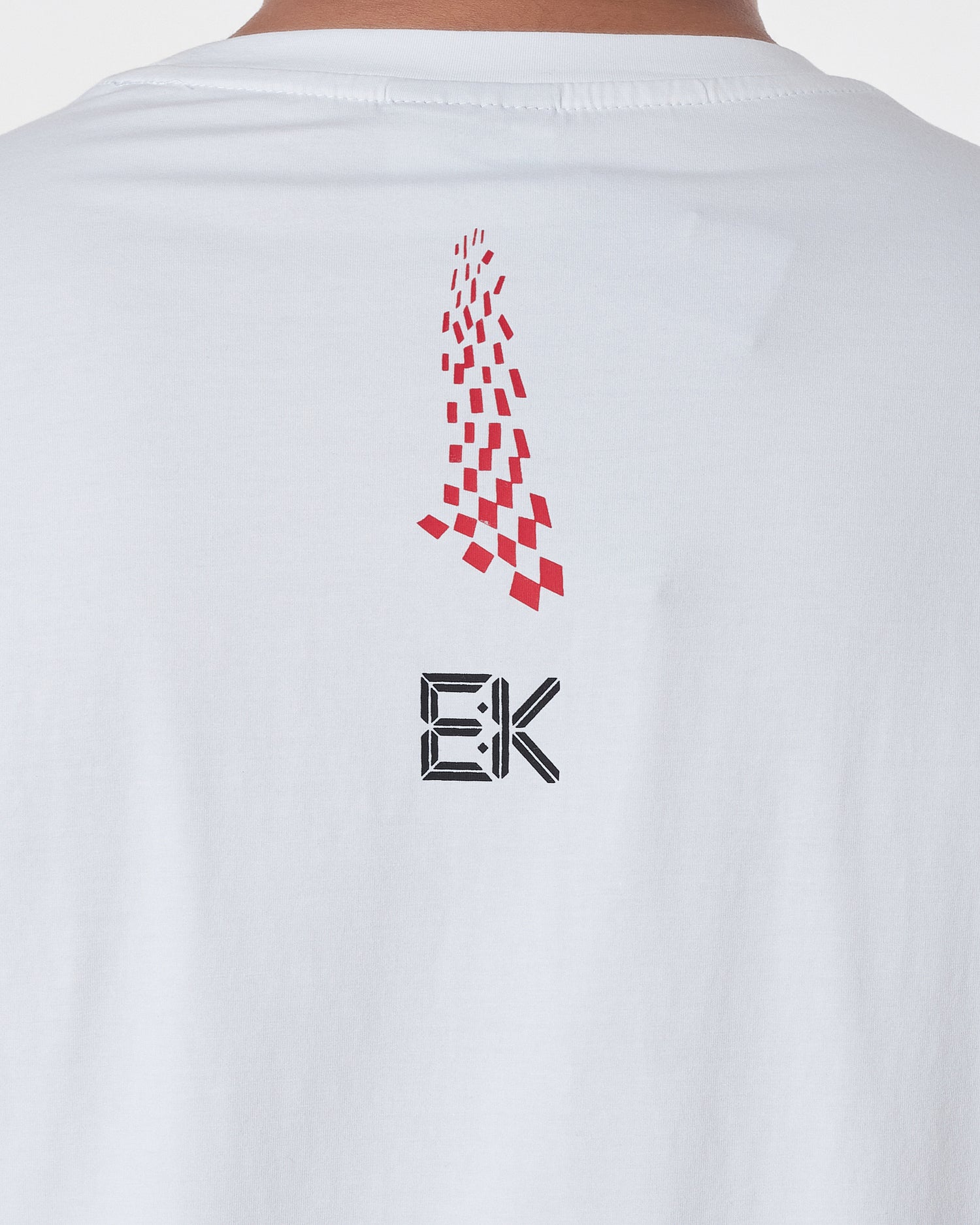 NIK Swooh Logo Printed Men White T-Shirt 14.50