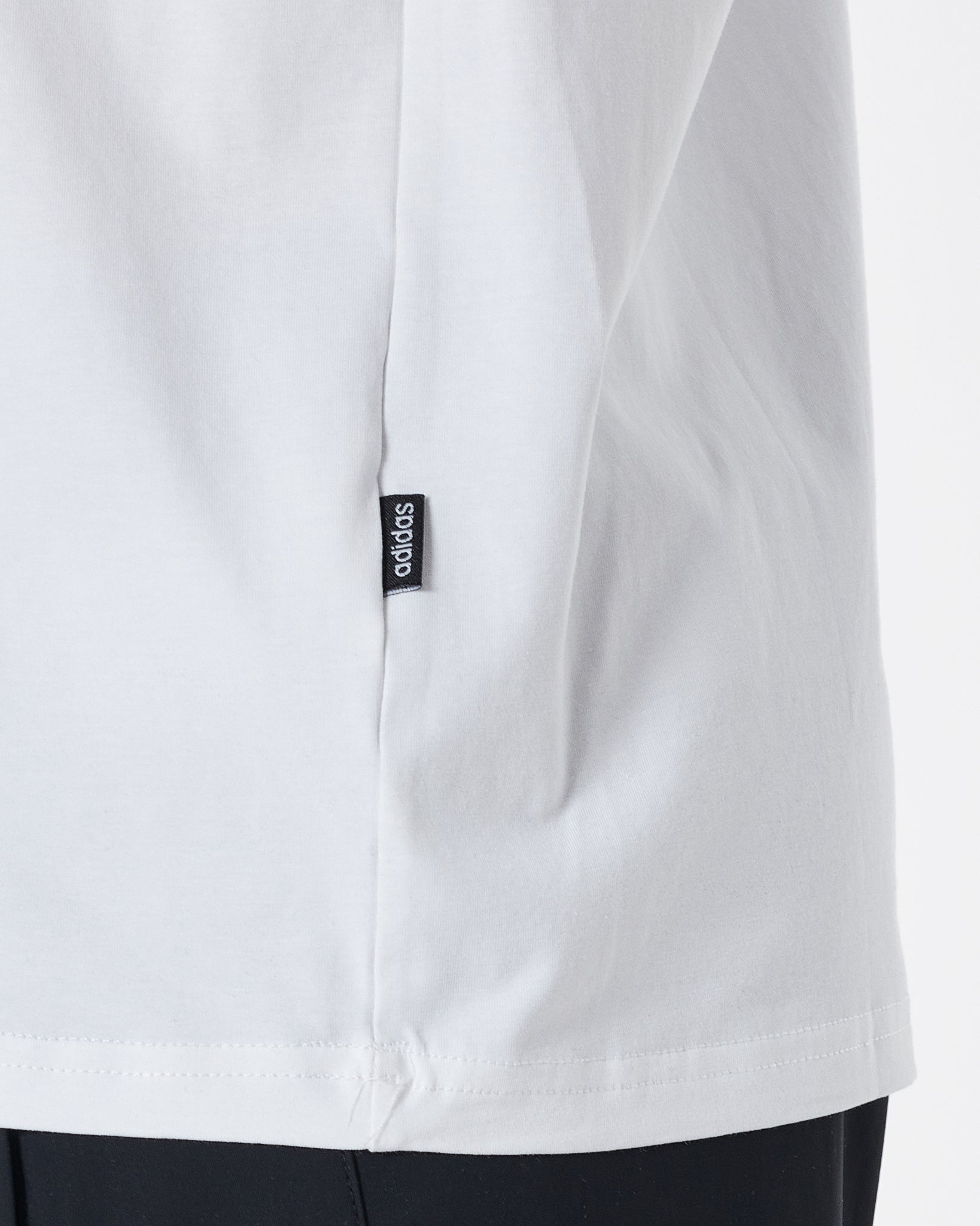 ADI Logo Printed Men White T-Shirt 13.90