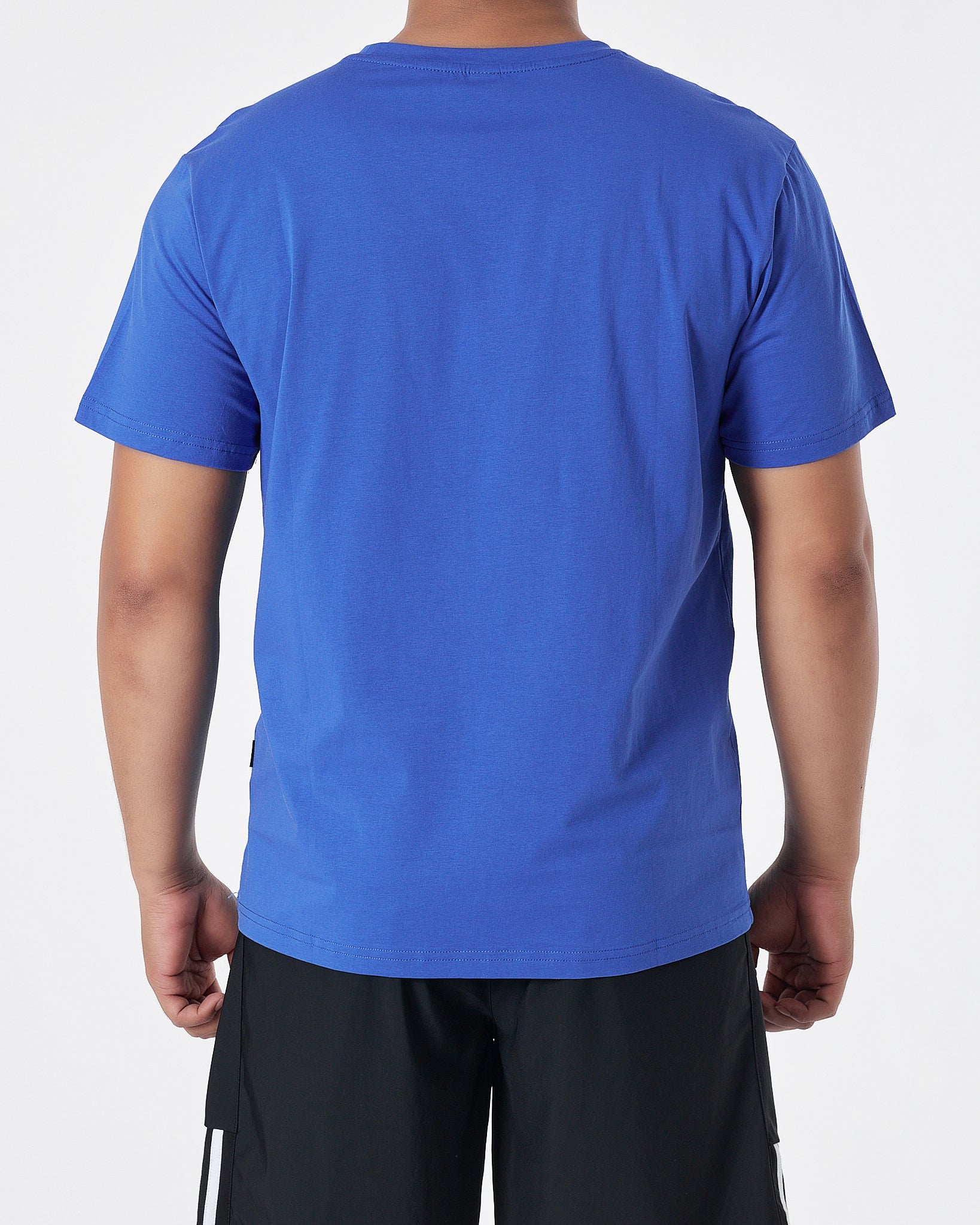 ADI Logo Printed Men Blue T-Shirt 13.90