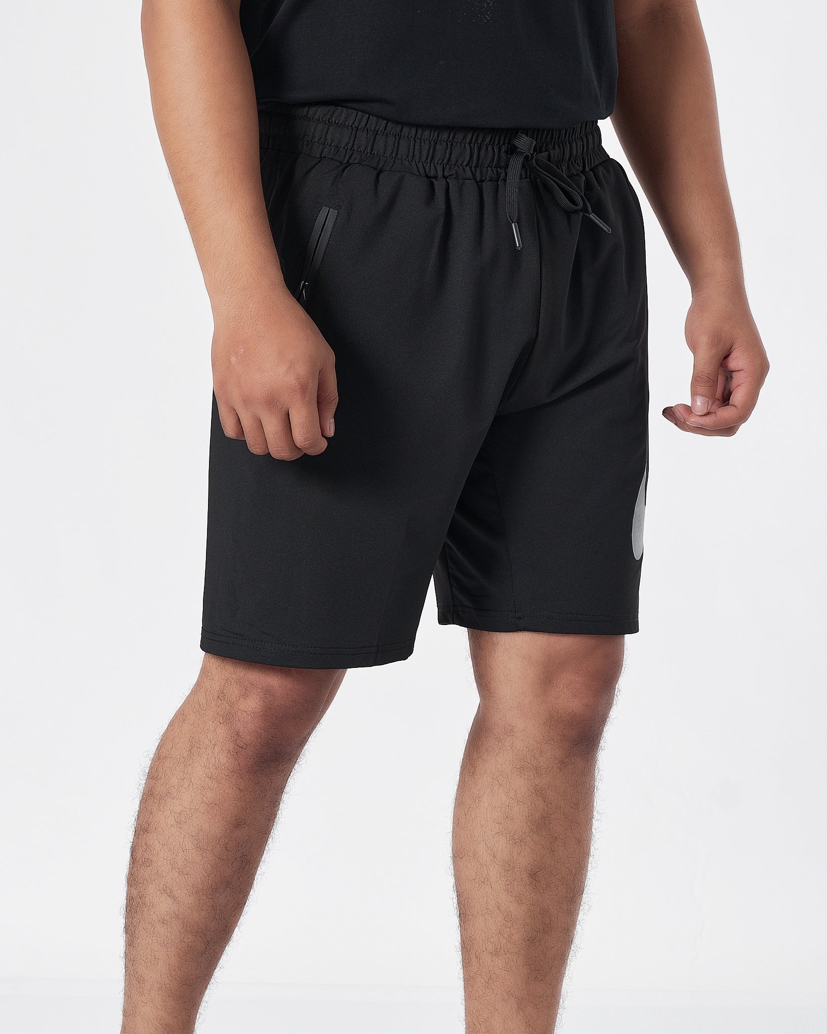 NIK Triple Swooh Printed Men Black Track Shorts 12.90