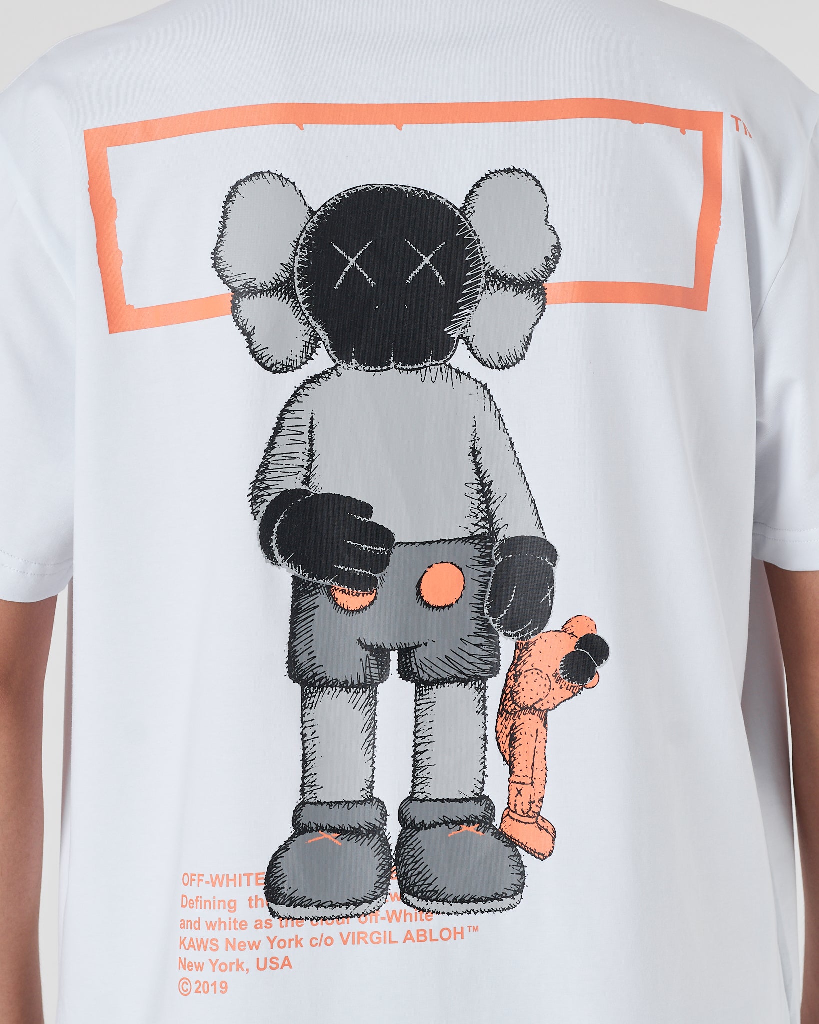 OW X Kaws Men Black T-Shirt 16.90