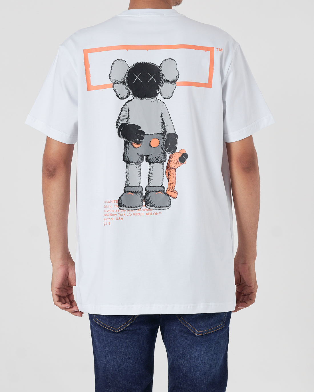 OW X Kaws Men Black T-Shirt 16.90