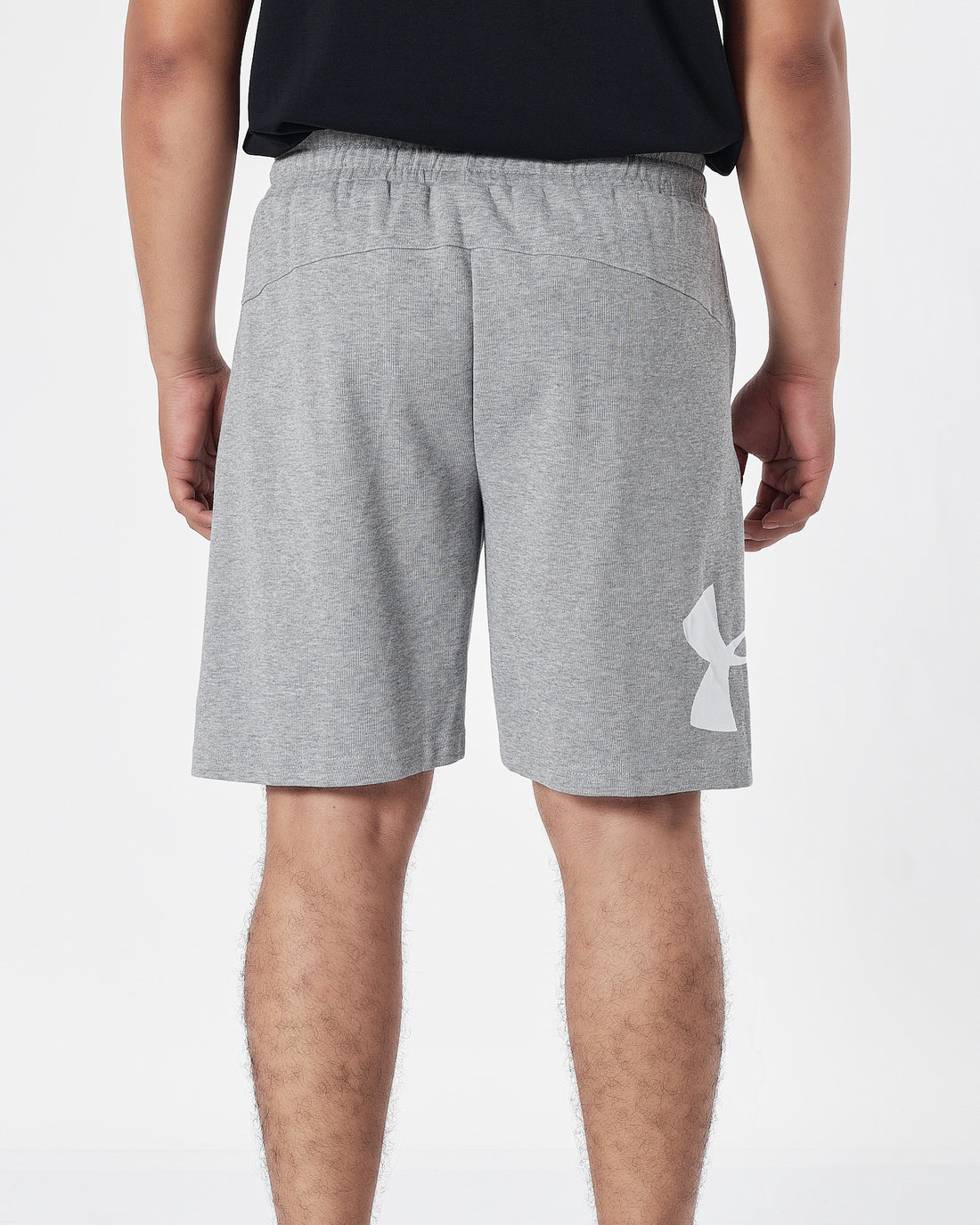 UA Logo Printed Men Grey Track Shorts 13.50