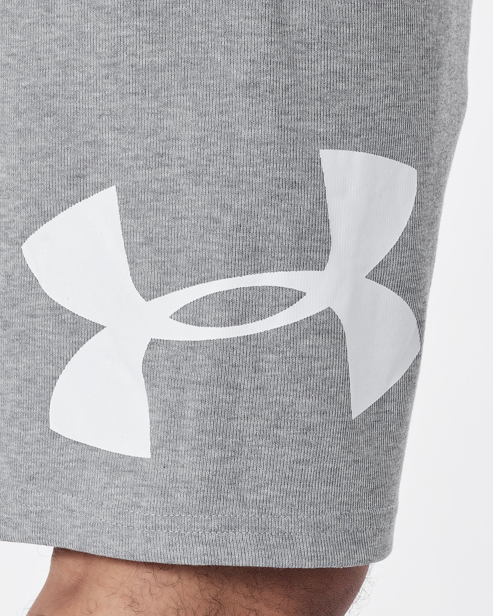 UA Logo Printed Men Grey Track Shorts 13.50