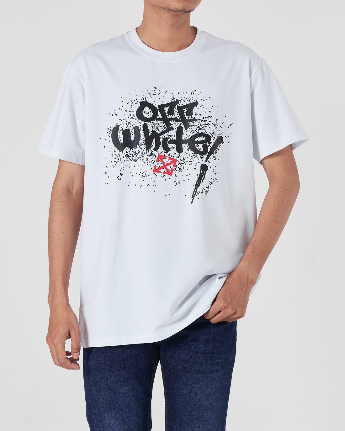 OW Monalisa Men White T-Shirt 14.90