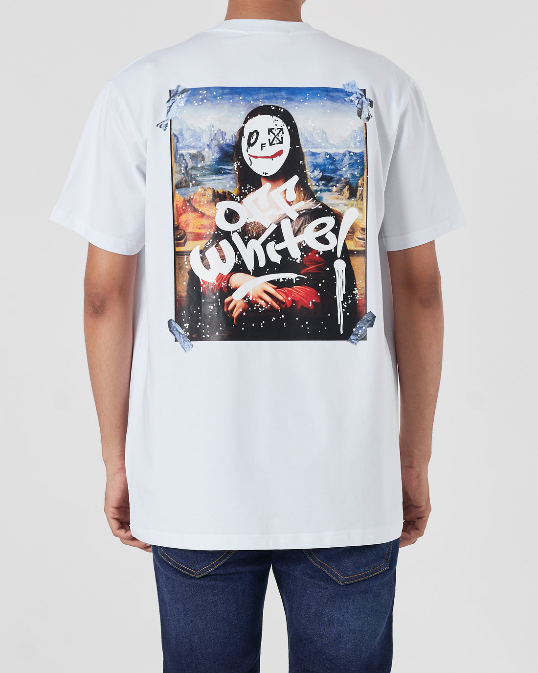 OW Monalisa Men White T-Shirt 14.90