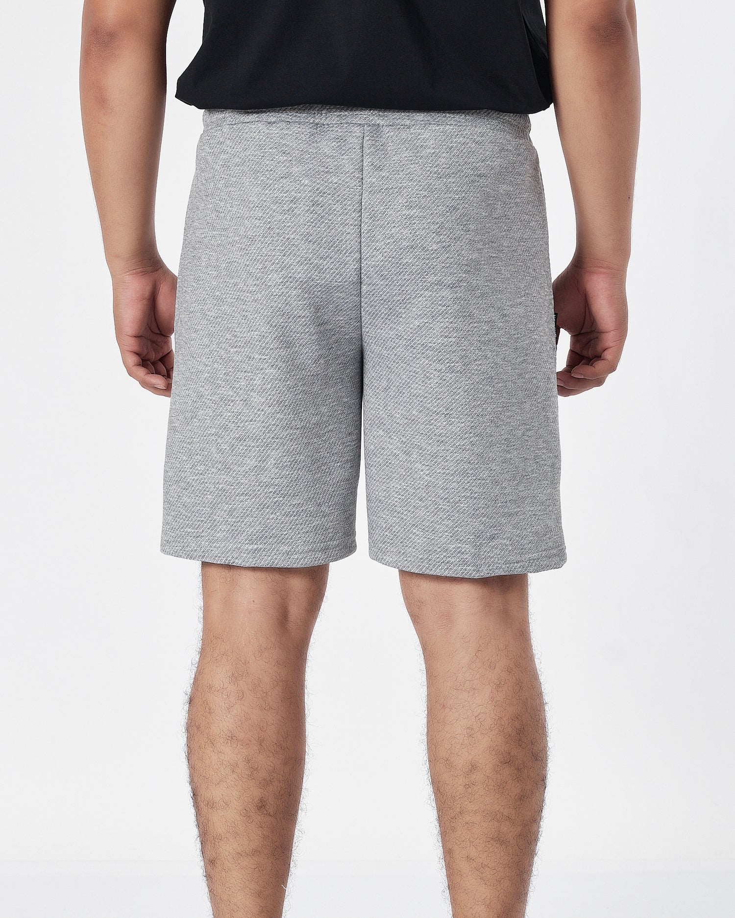 NIK Swooh Logo Printed Men Grey Track Shorts 13.90