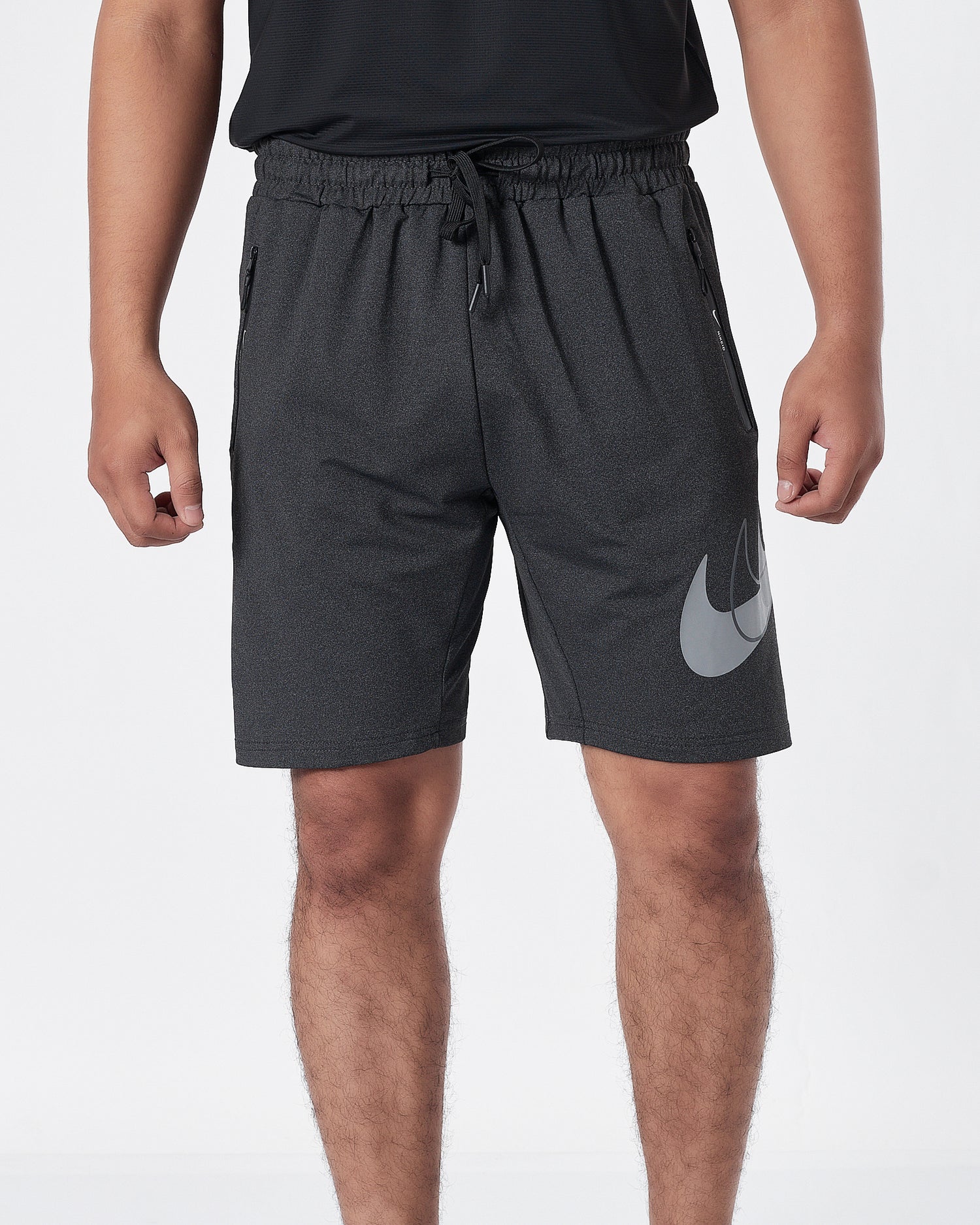 NIK Triple Swooh Printed Men Grey Track Shorts 12.90