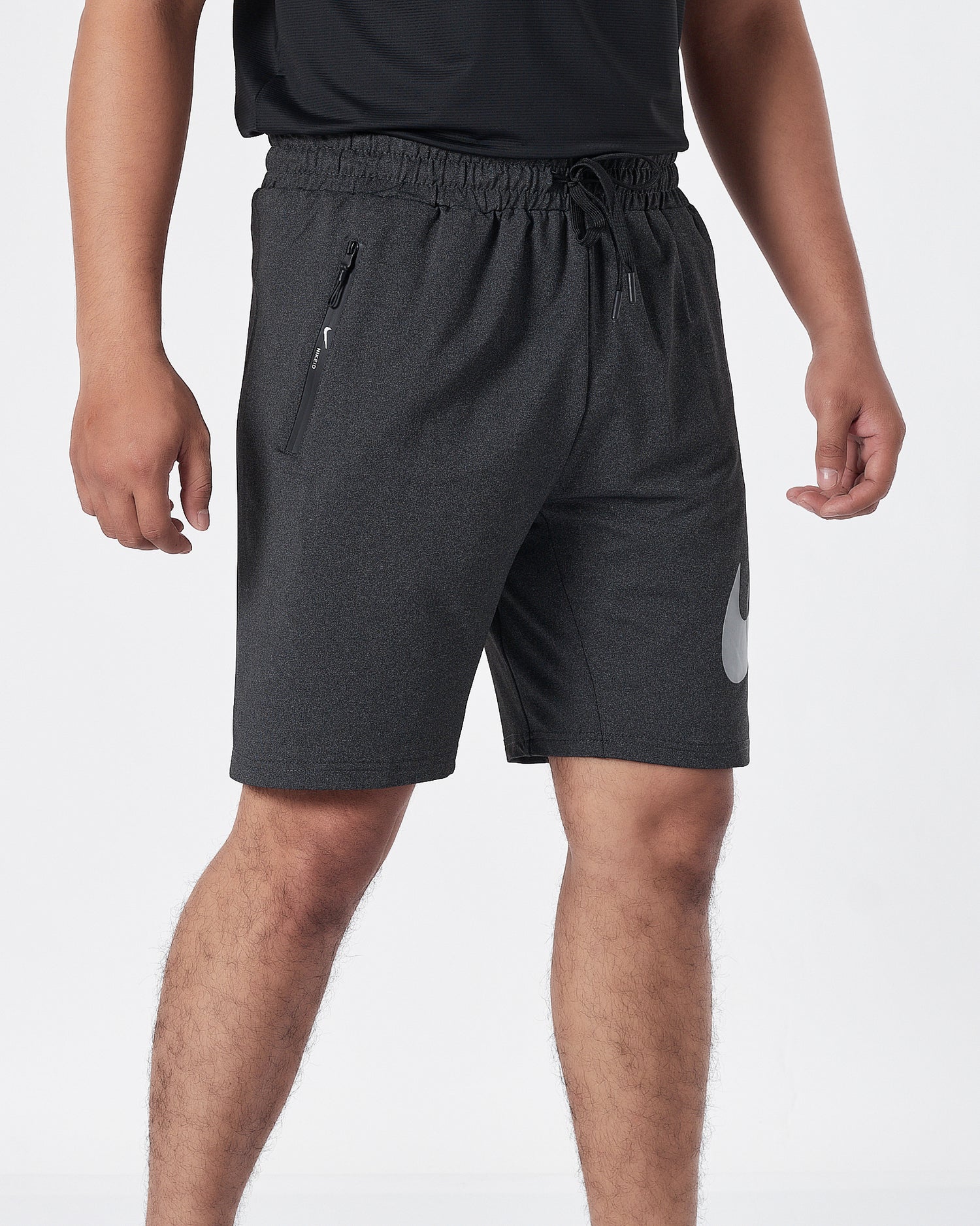 NIK Triple Swooh Printed Men Grey Track Shorts 12.90