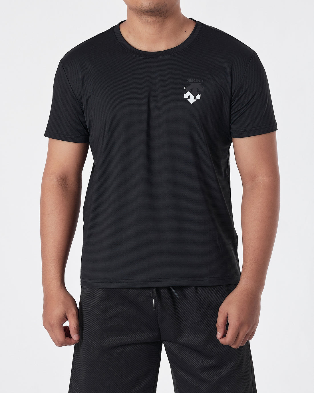 DES Logo Printed Men Black Sport T-Shirt 13.50