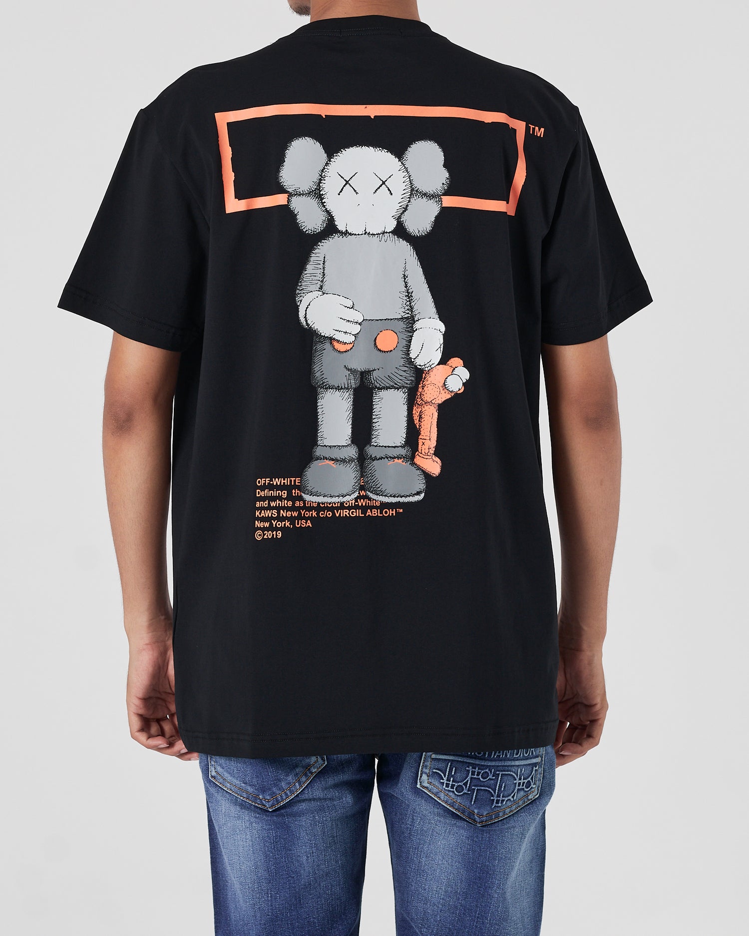 OW X Kaws Men White T-Shirt 16.90