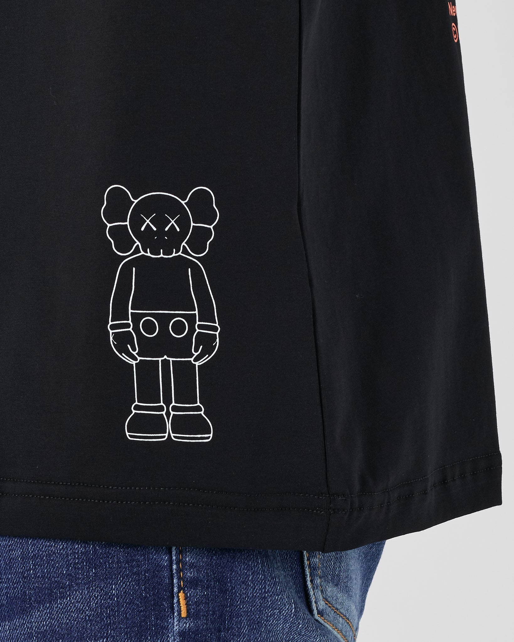 OW X Kaws Men White T-Shirt 16.90