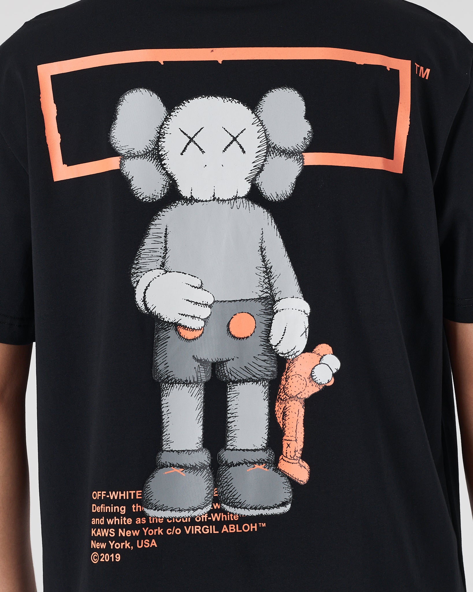 OW X Kaws Men White T-Shirt 16.90