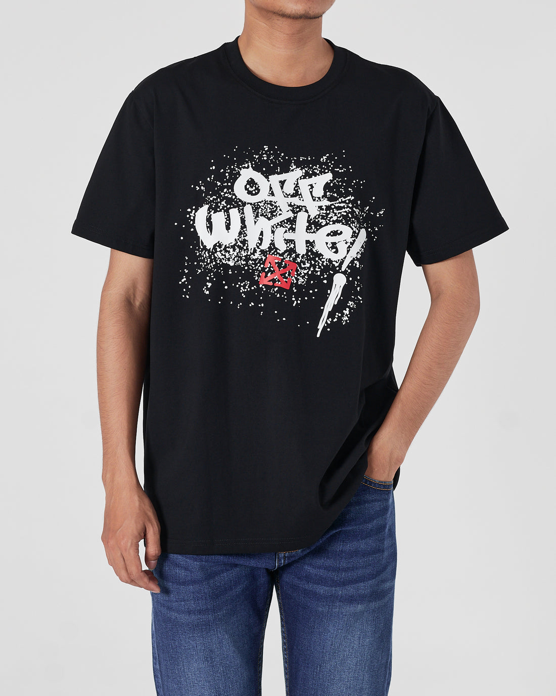 OW Monalisa Men Black T-Shirt 14.90