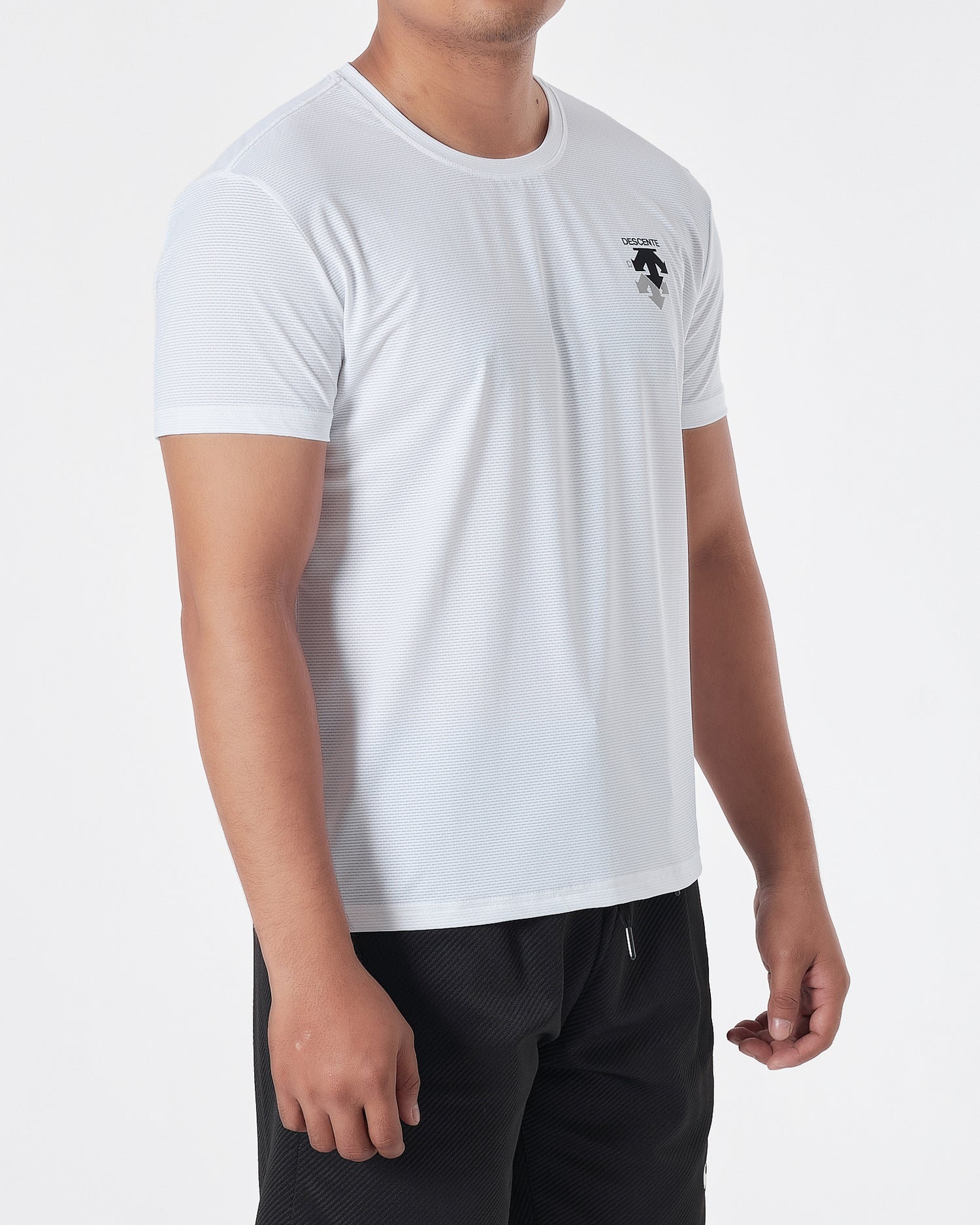 DES Logo Printed Men White Sport T-Shirt 13.50