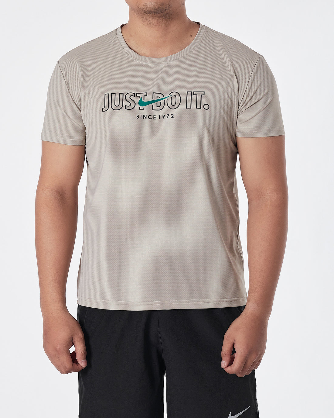 NIK Just Do It Men Cream Sport T-Shirt 13.90