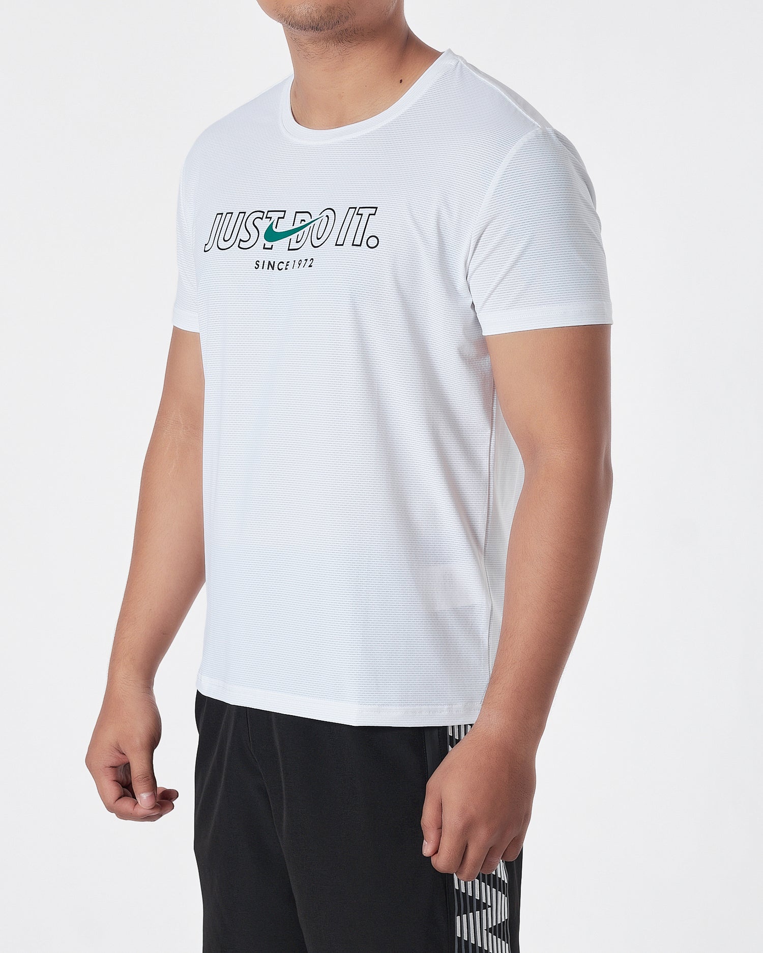 NIK Just Do It Men White Sport T-Shirt 13.90