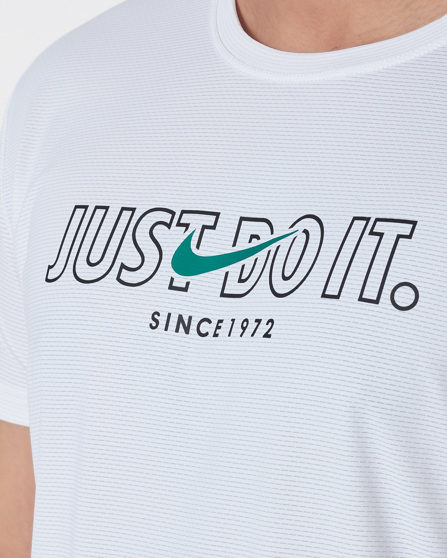 NIK Just Do It Men White Sport T-Shirt 13.90