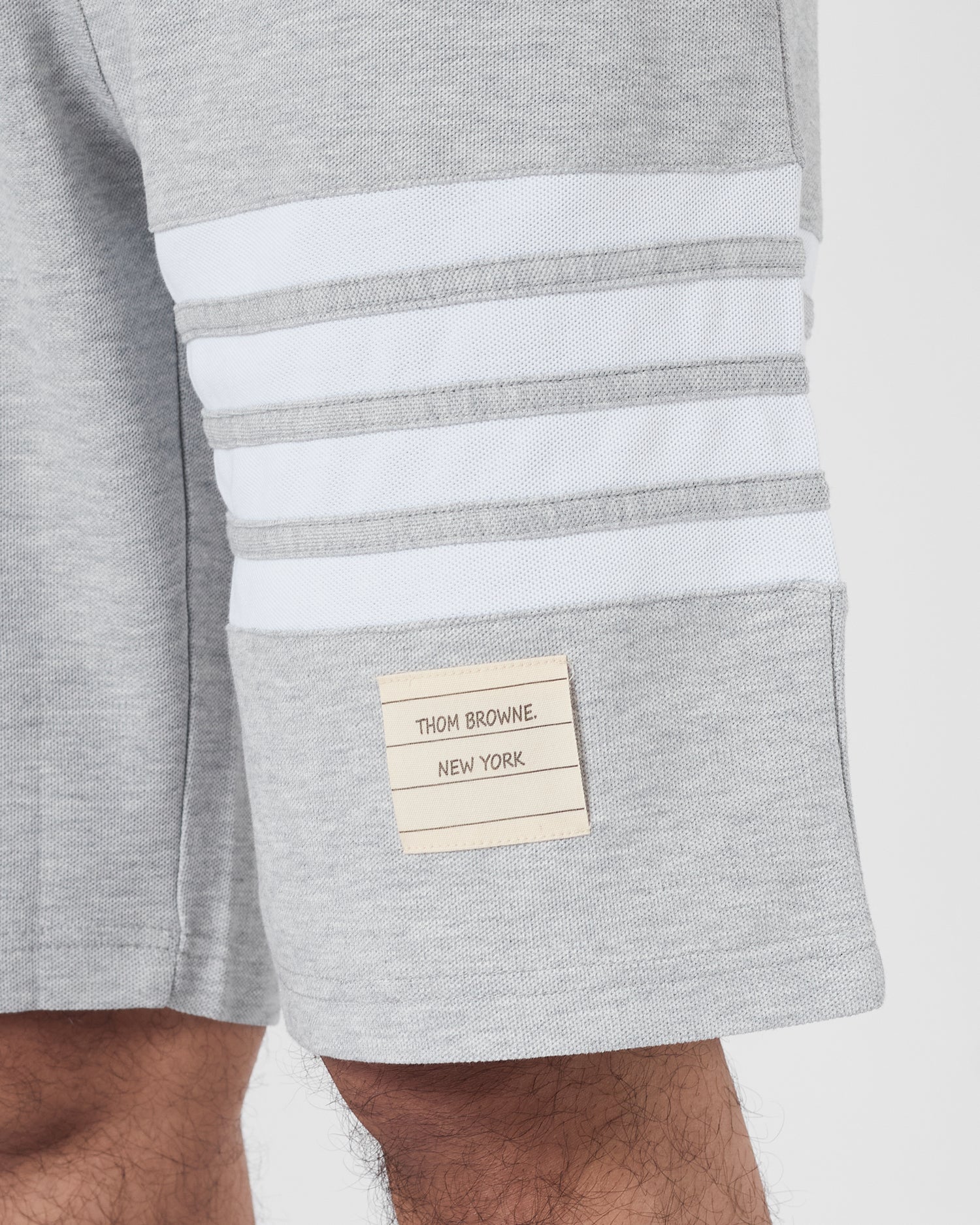 TB 4 Bar Striped Men Grey Shorts 16.90