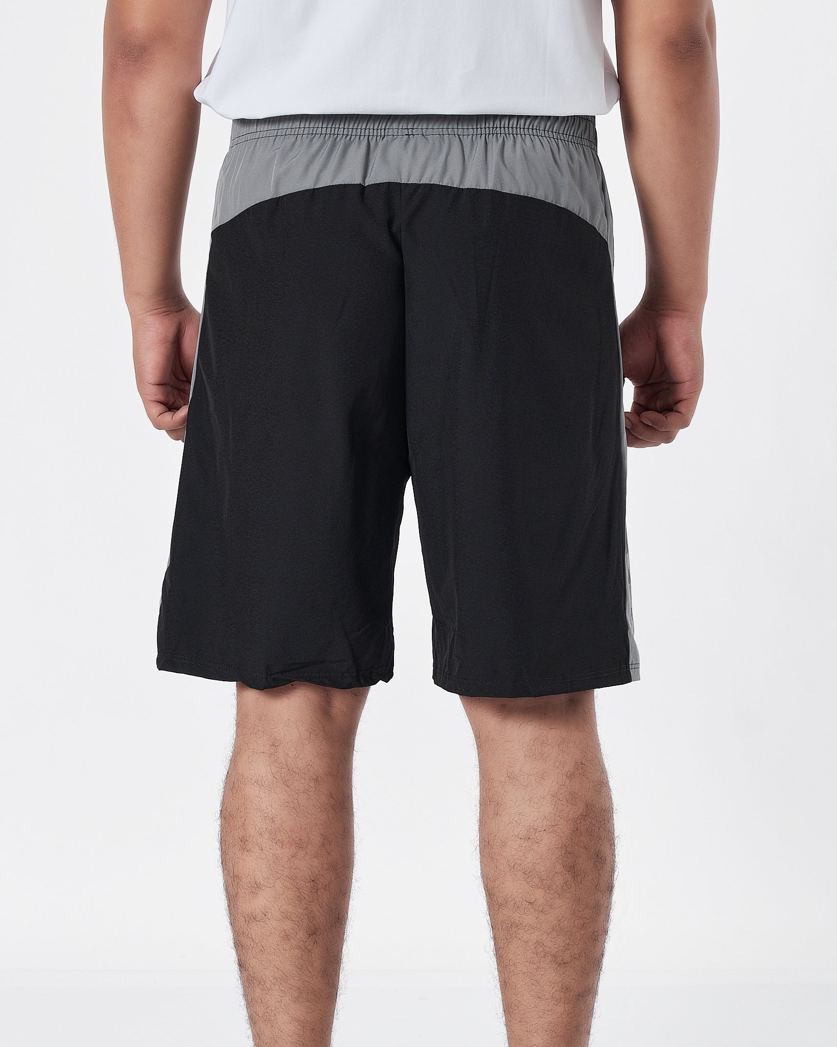 UA Side Striped Logo Vertical Men Black Track Shorts 12.90