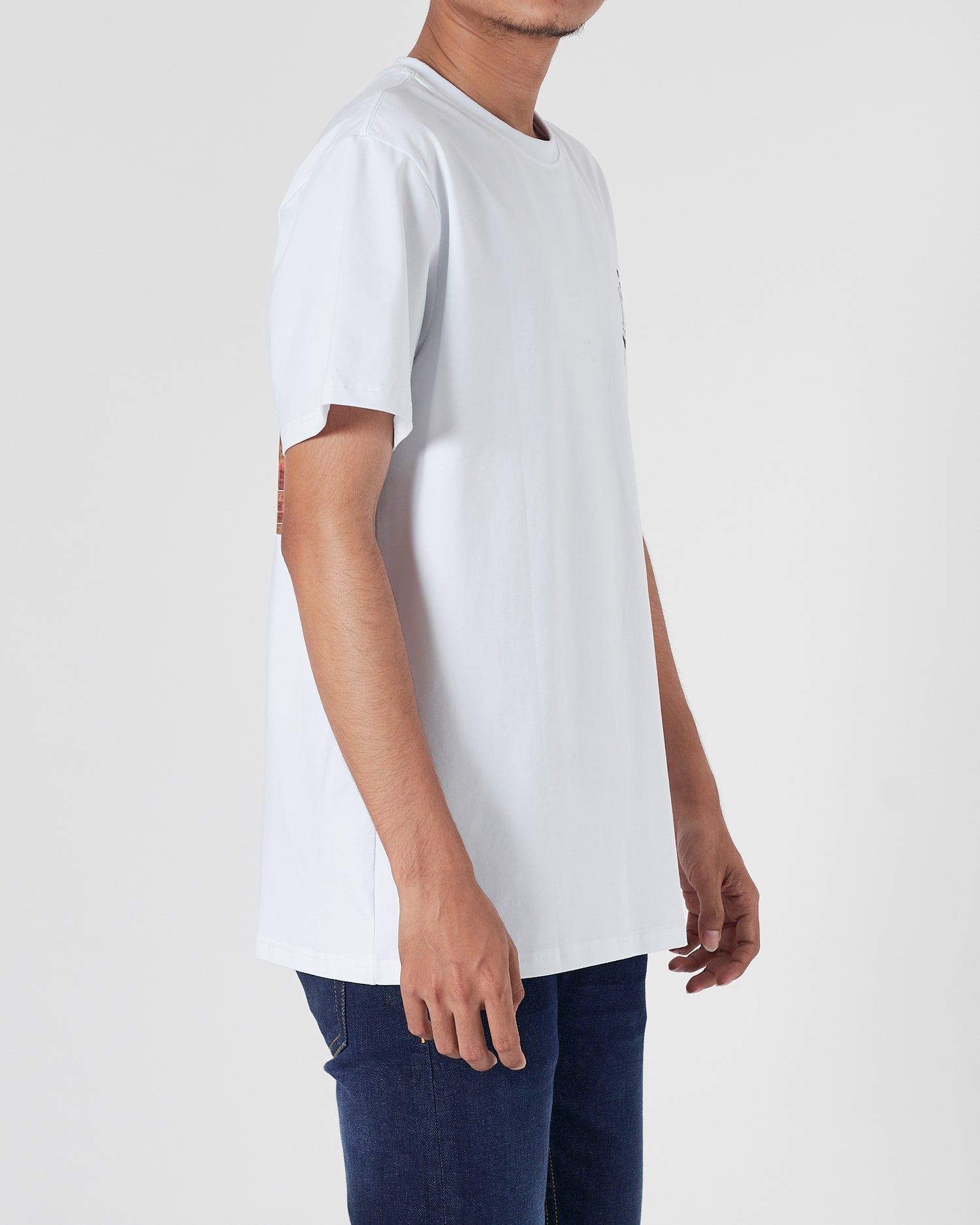 STU Back Logo Printed Men White T-Shirt 15.90