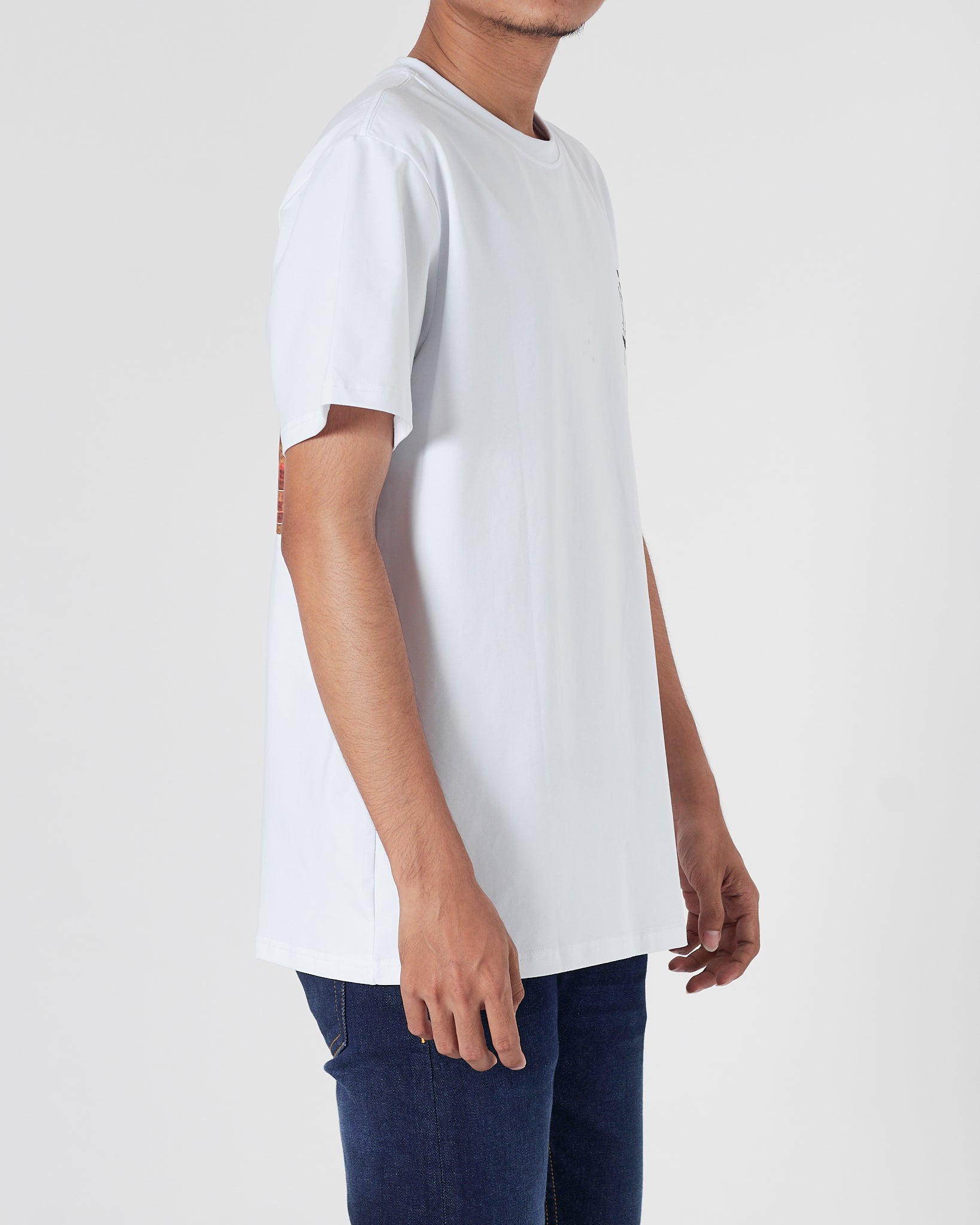 STU Back Logo Printed Men White T-Shirt 15.90