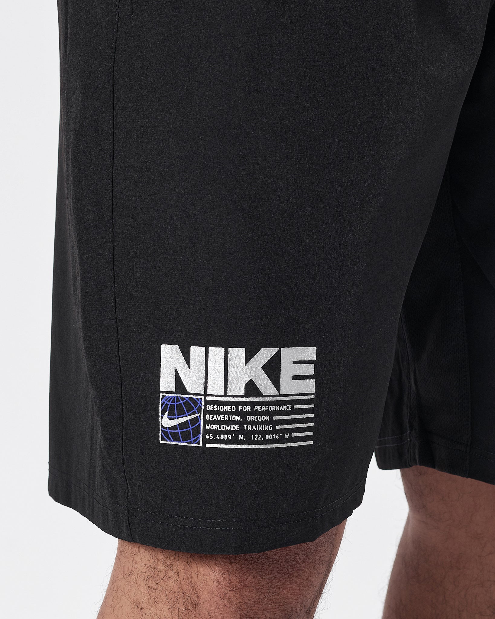 NIK Logo Printed Men Black Track Shorts 12.90