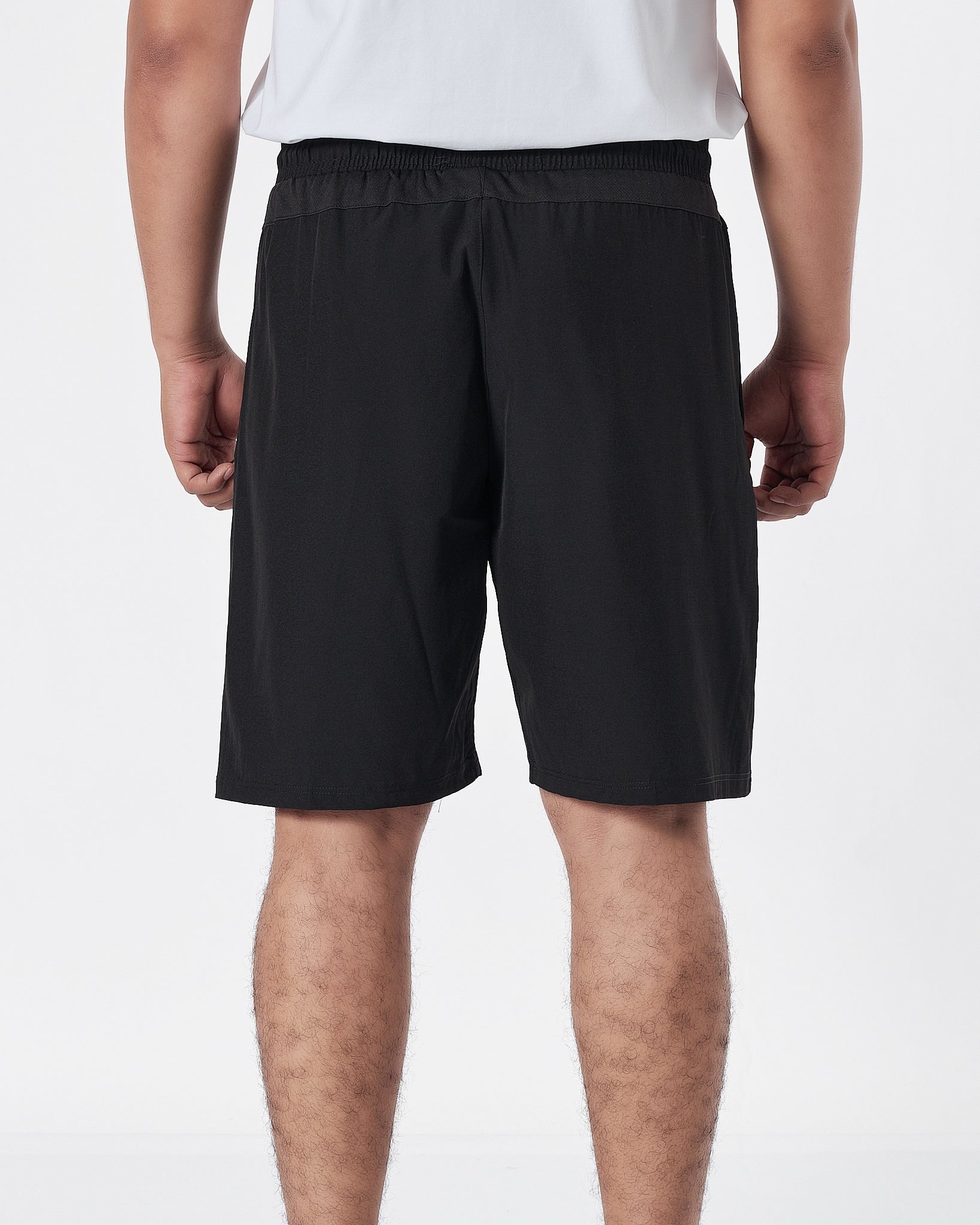 NIK Logo Printed Men Black Track Shorts 12.90