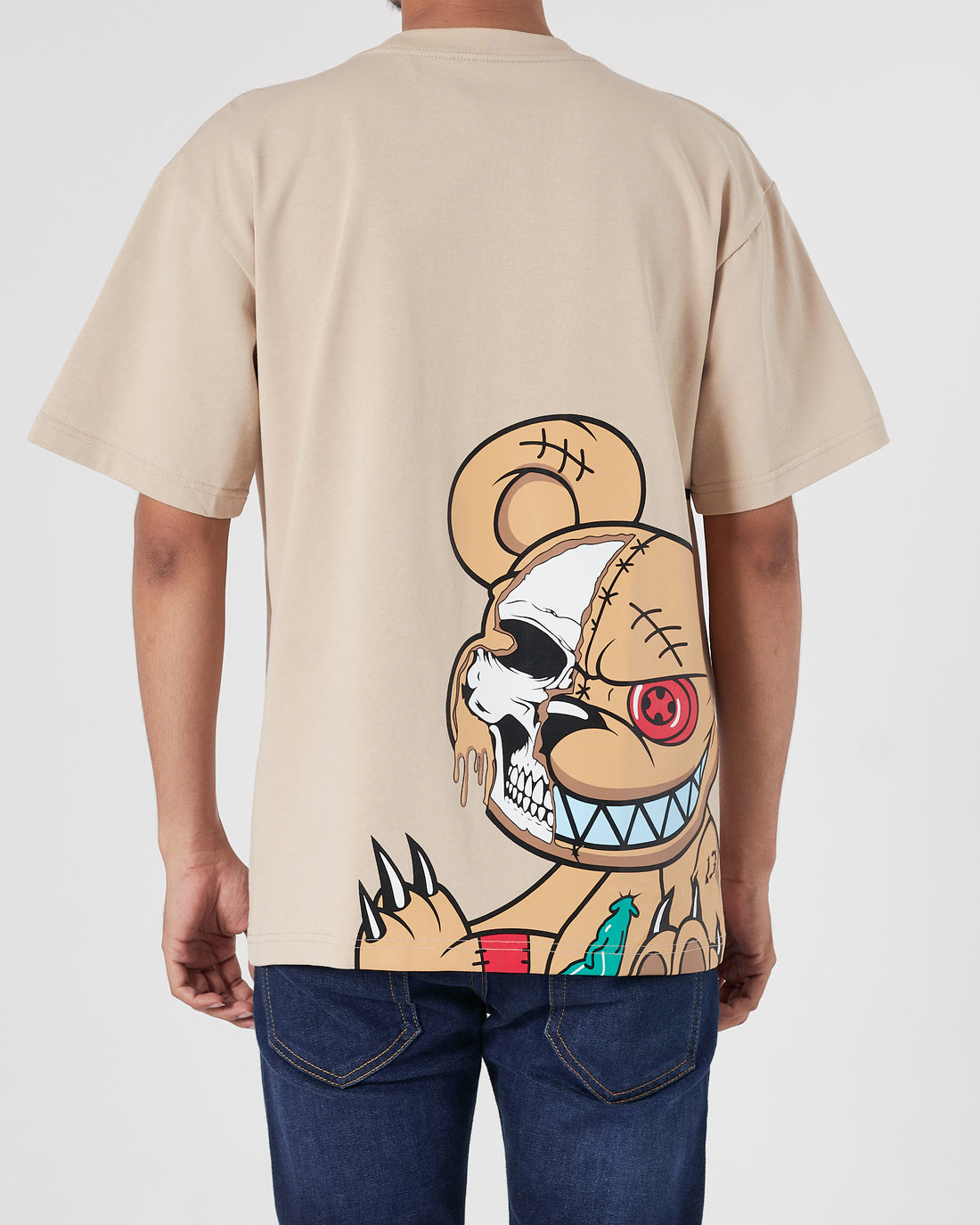 MOI Monster Bear Men Cream T-Shirt 15.90