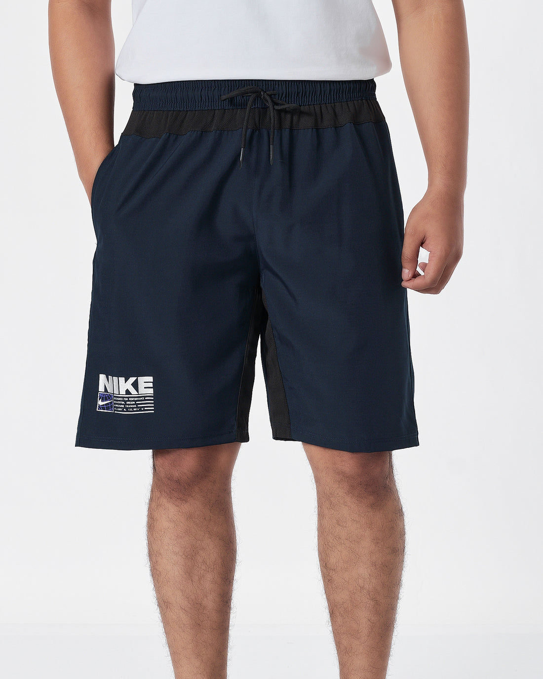 NIK Logo Printed Men Blue Track Shorts 12.90