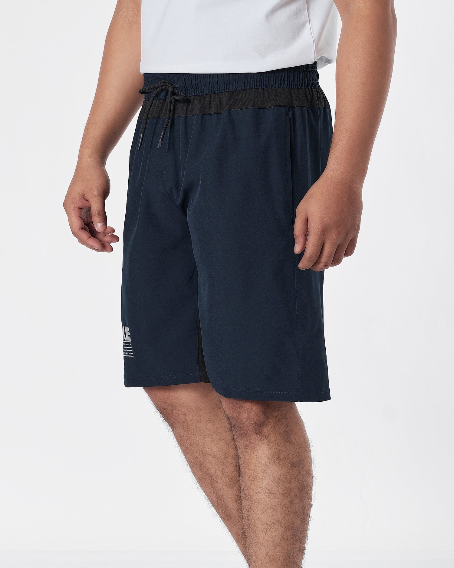 NIK Logo Printed Men Blue Track Shorts 12.90