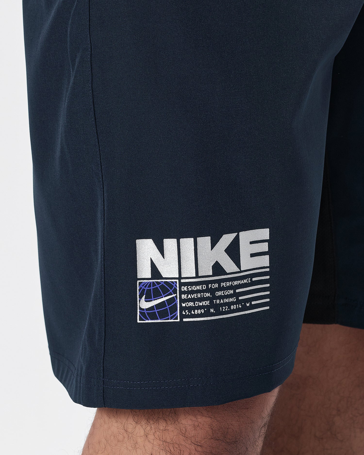 NIK Logo Printed Men Blue Track Shorts 12.90