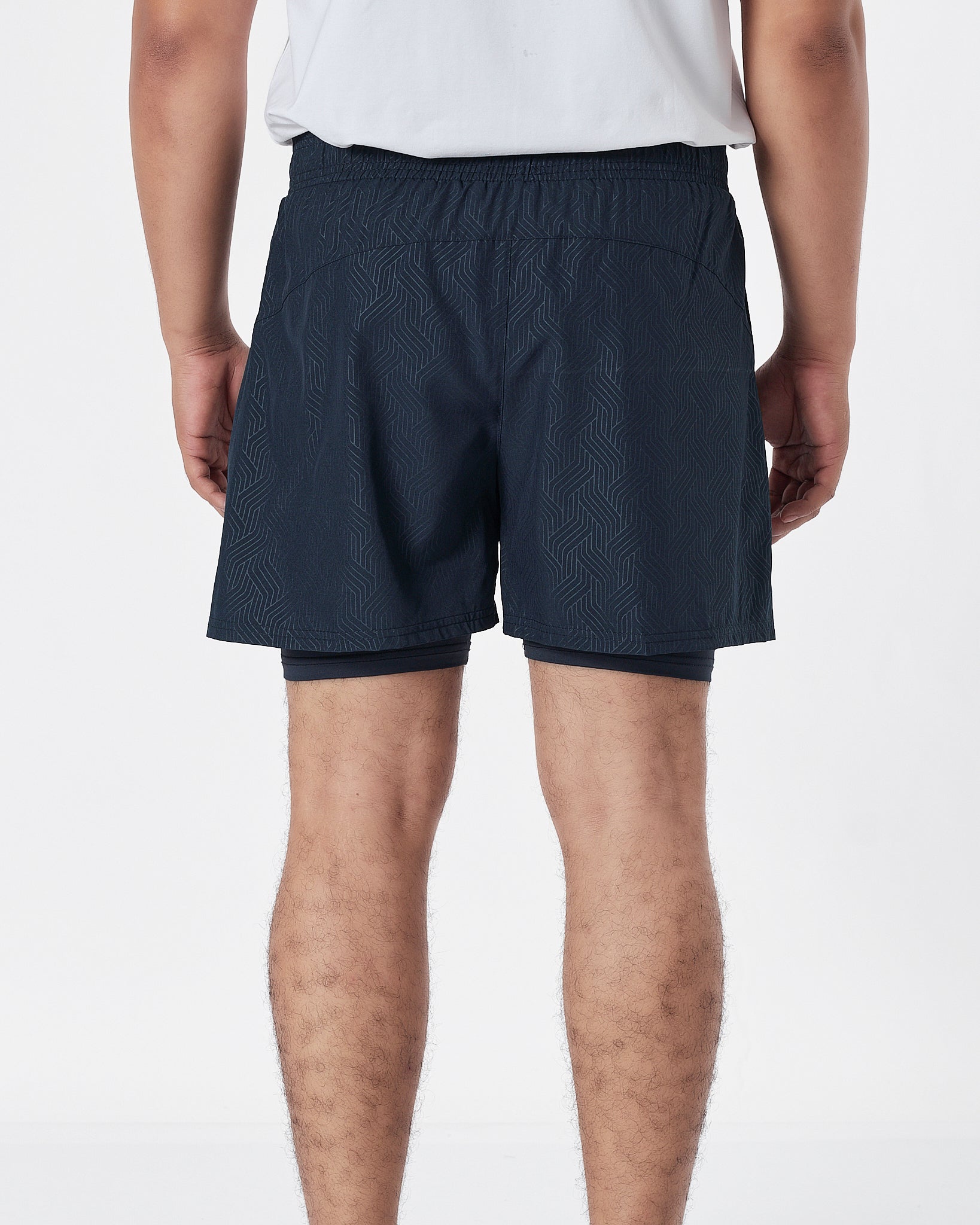 UA Both Side Printed 2 in 1  Men Blue Track Shorts 13.90