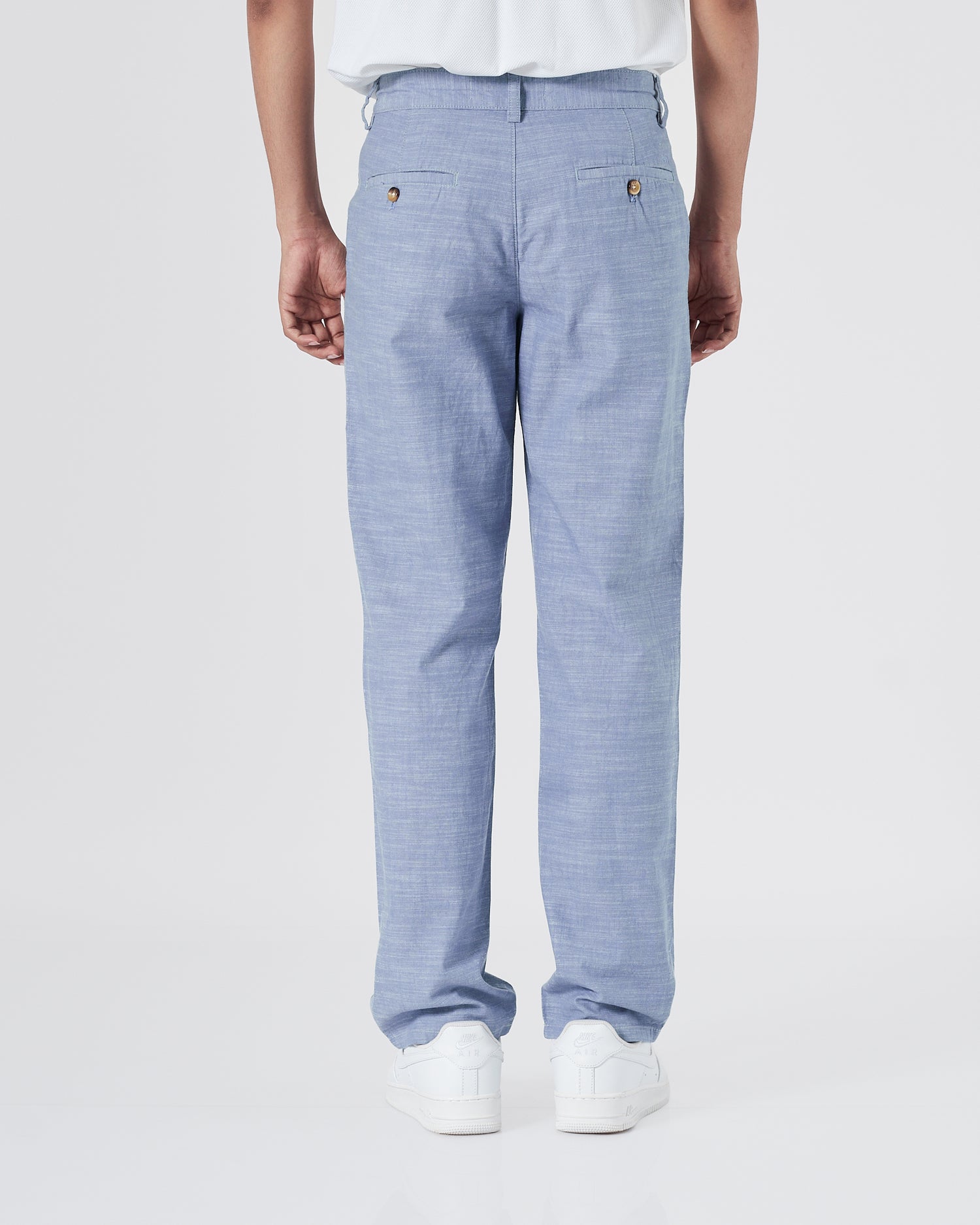 ZAR Linen Men Light Blue Pants 24.90