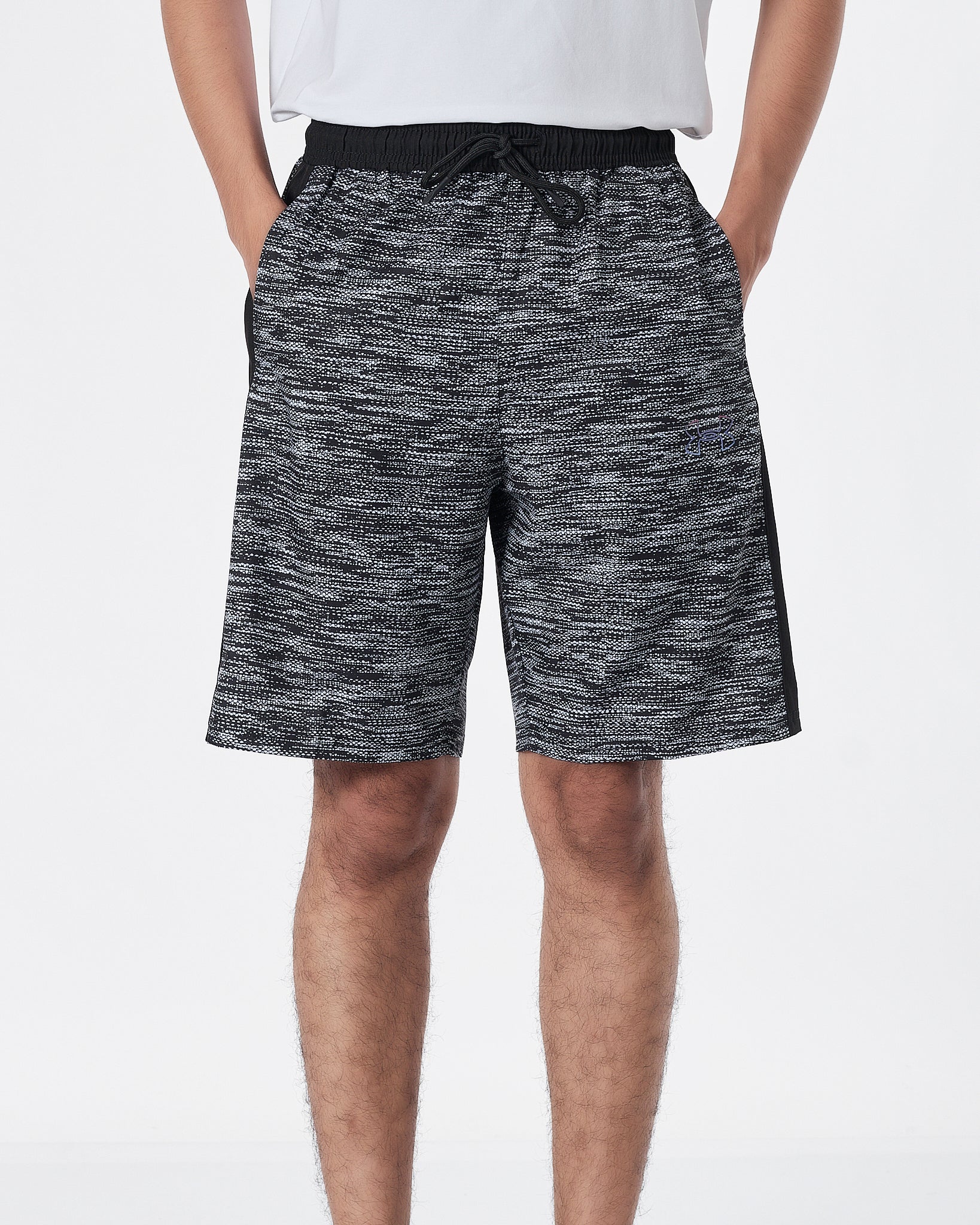 UA Left Logo Printed Men Grey  Track Shorts 12.90