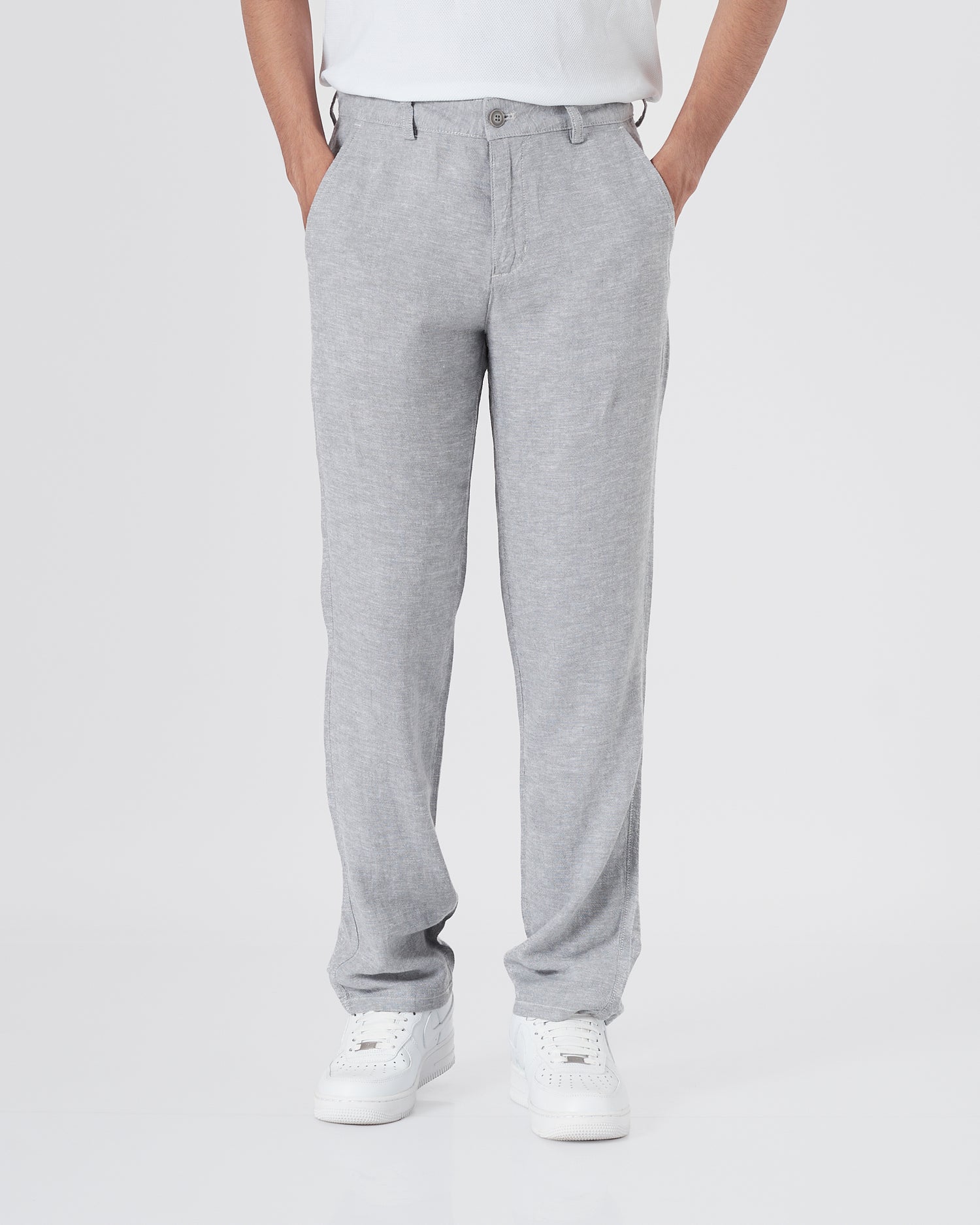 ZAR Linen Men Grey Pants 24.90