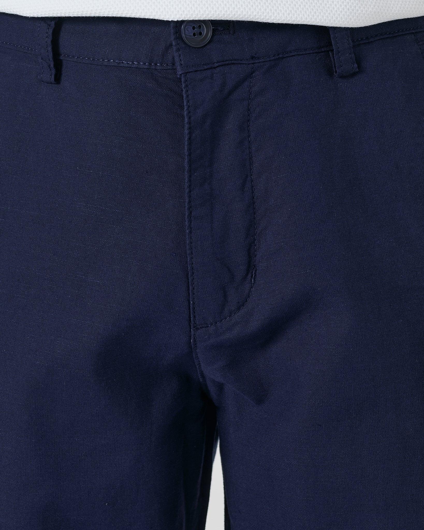 ZAR Linen Men Dark Blue Pants 24.90