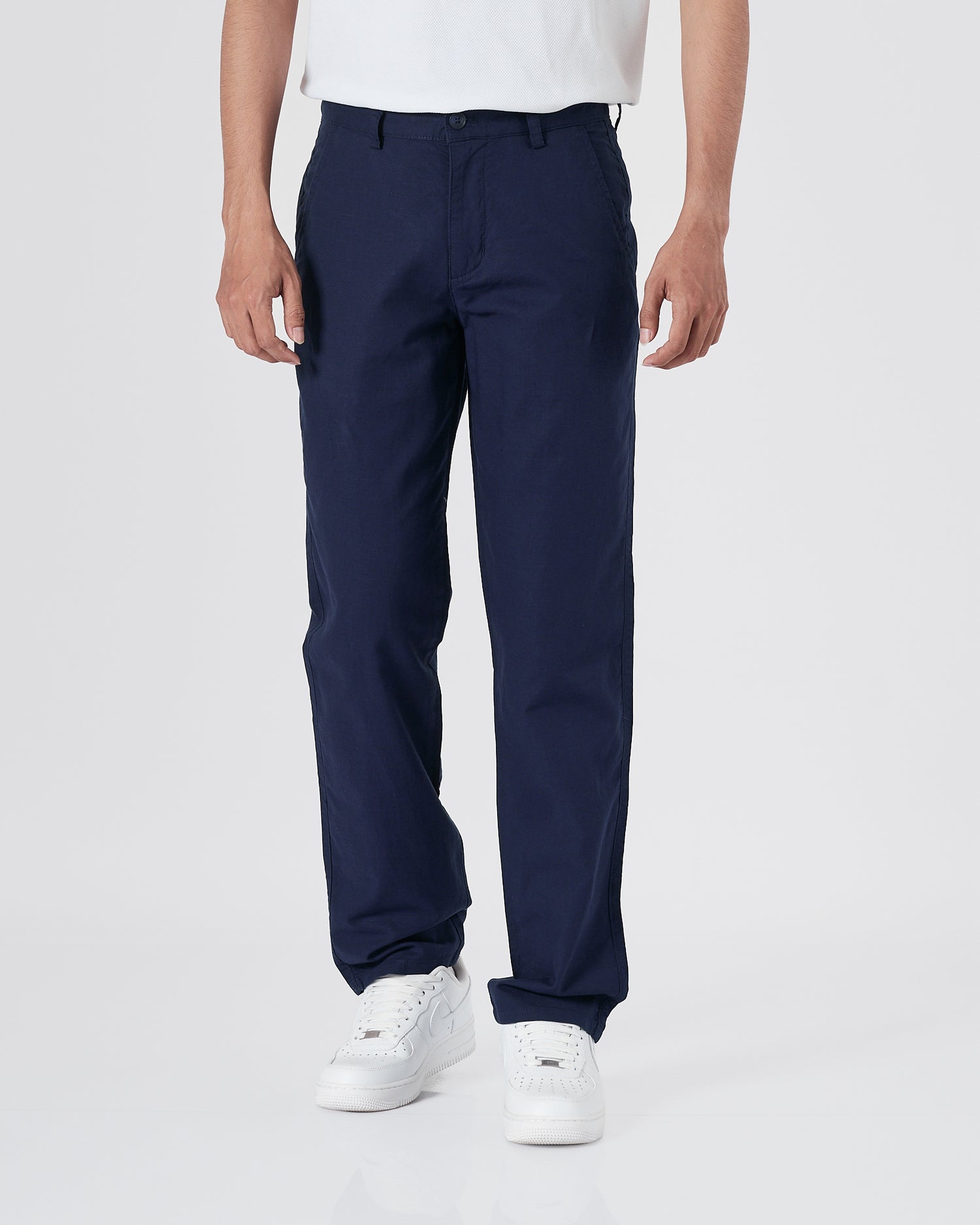 ZAR Linen Men Dark Blue Pants 24.90