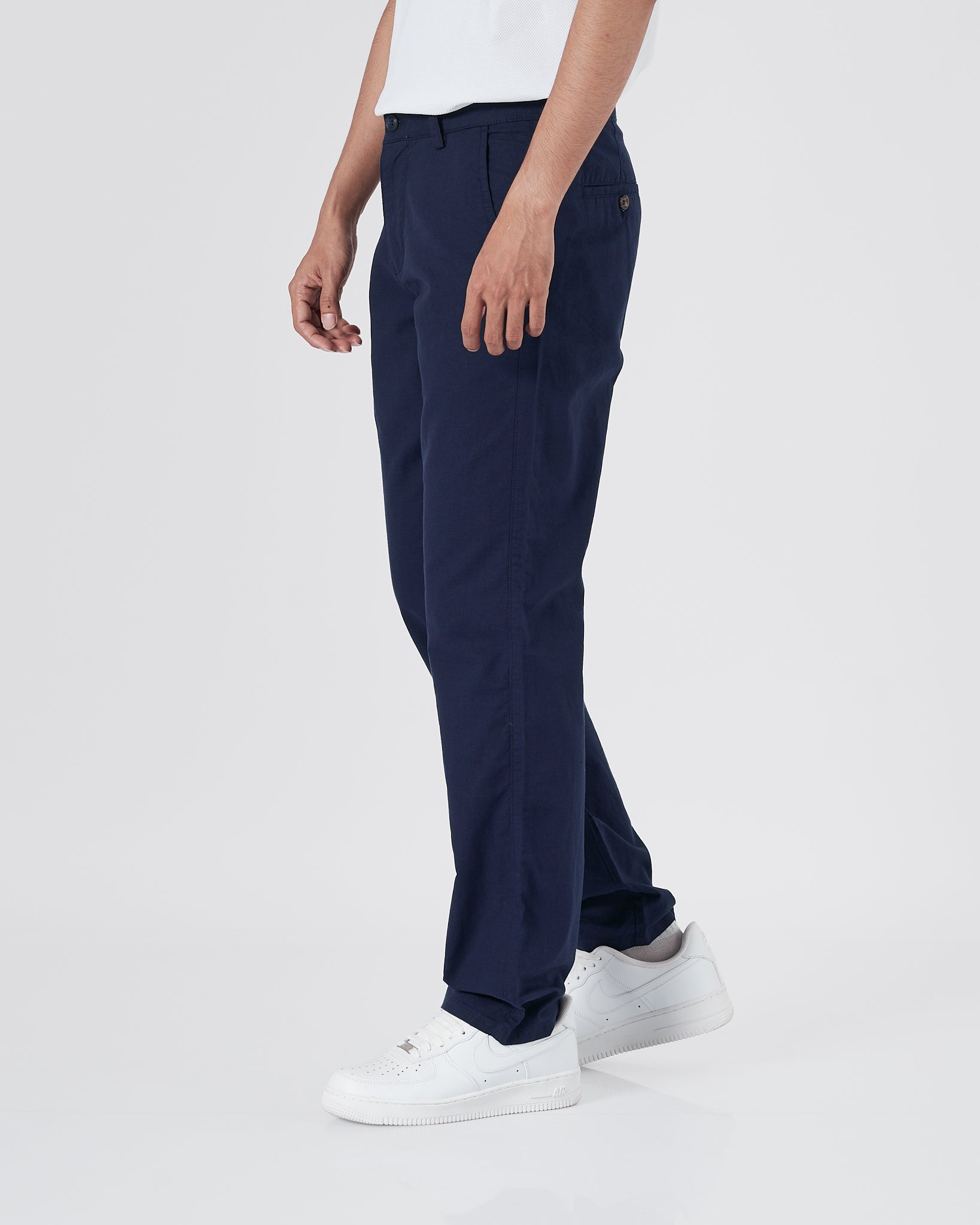 ZAR Linen Men Dark Blue Pants 24.90