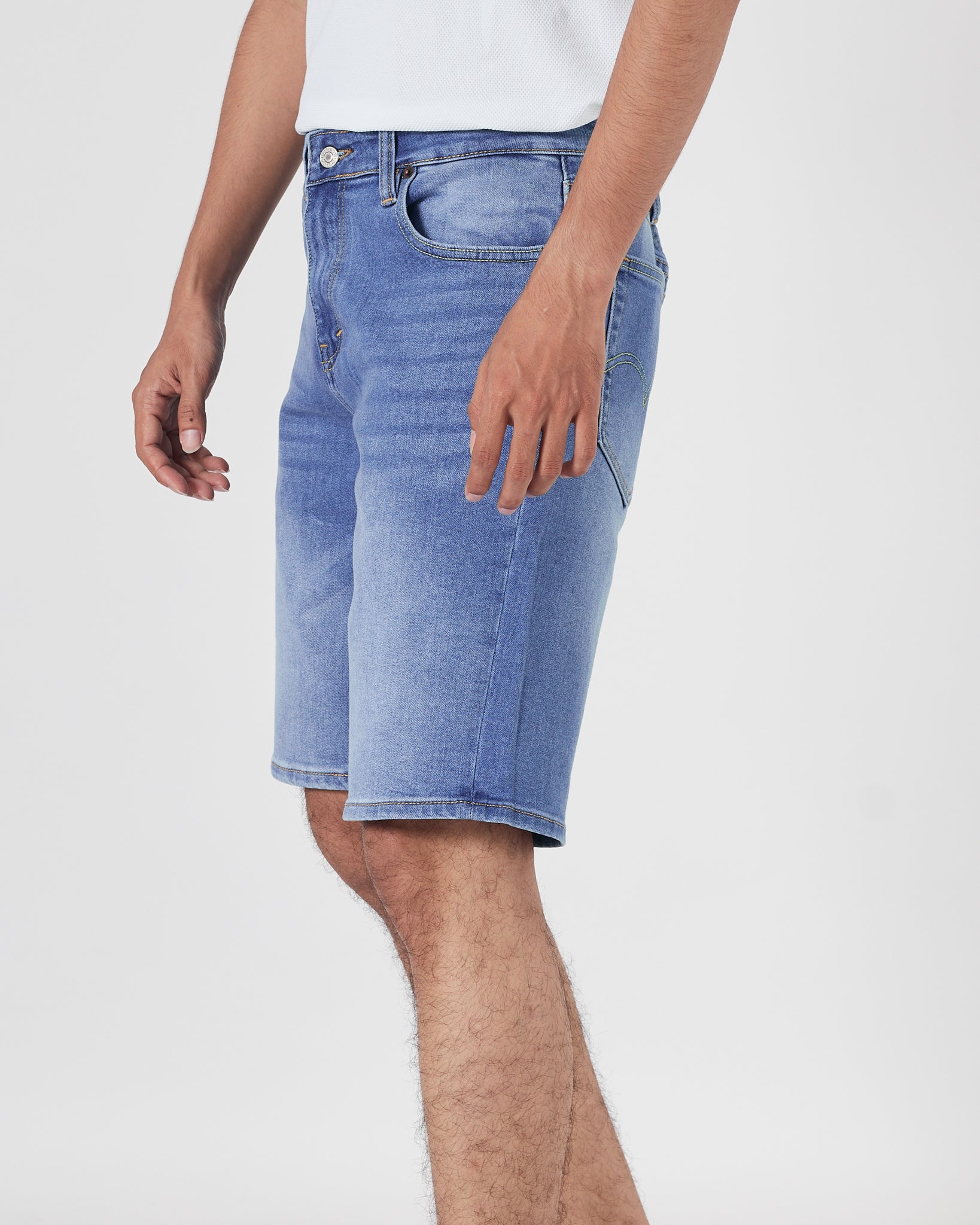 LEV Men Light Blue  Short Jeans 17.90