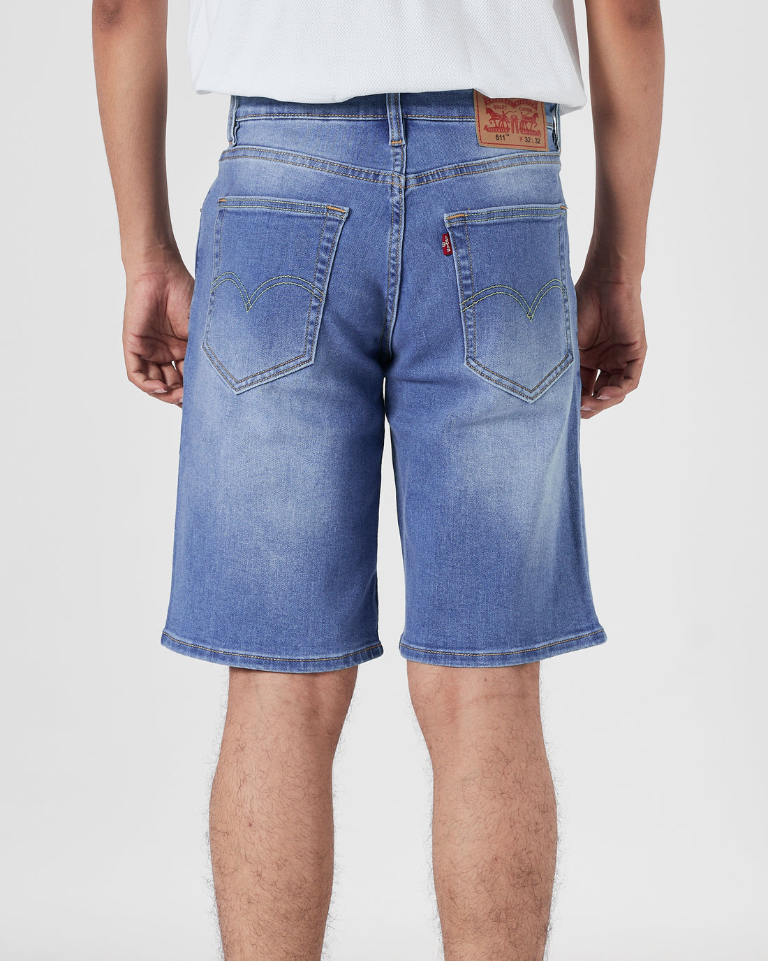 LEV Men Light Blue Short Jeans 17.90