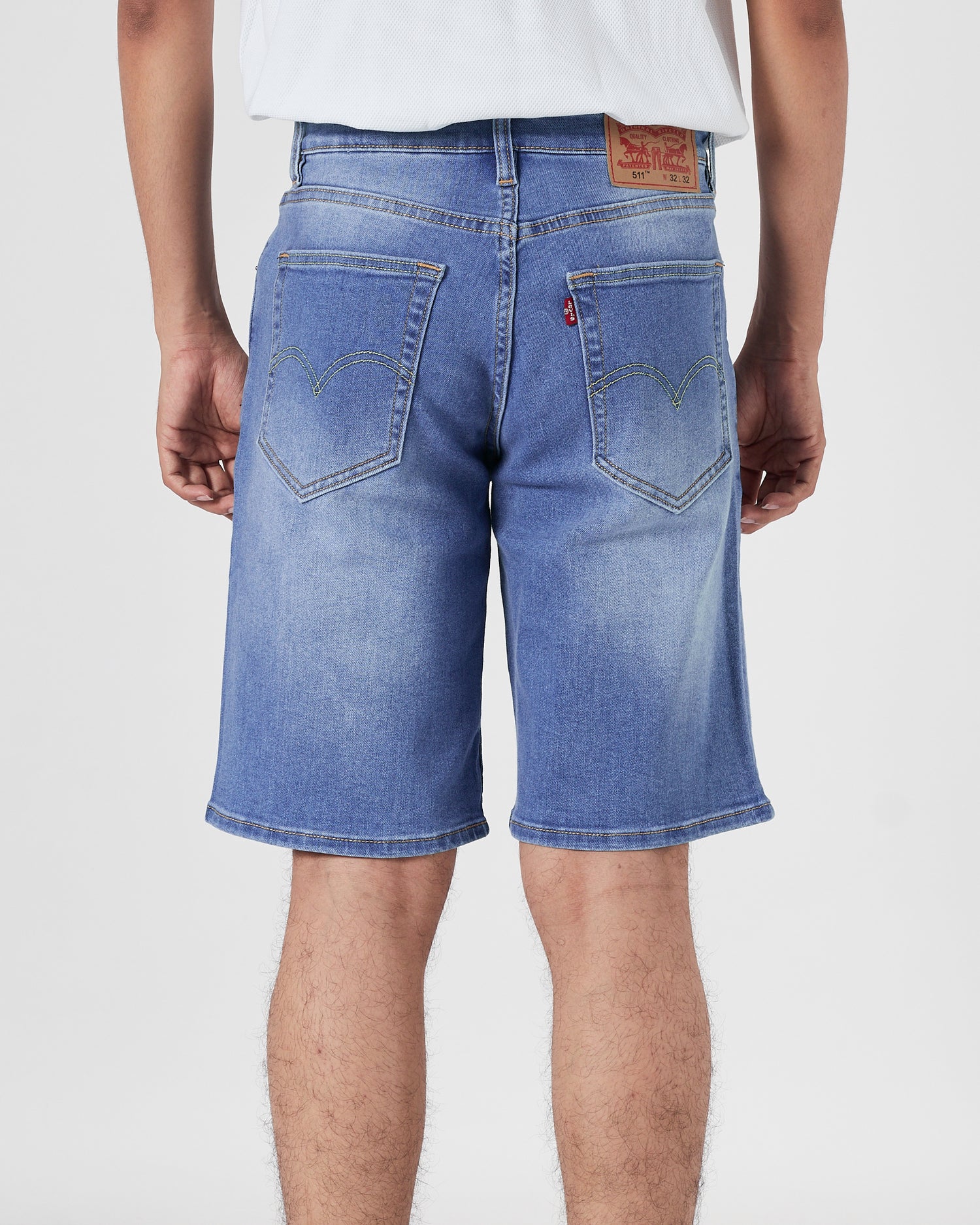 LEV Men Light Blue  Short Jeans 17.90