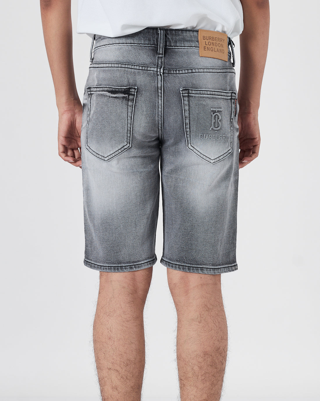 BUR Charcoal Men Short Jeans 18.90